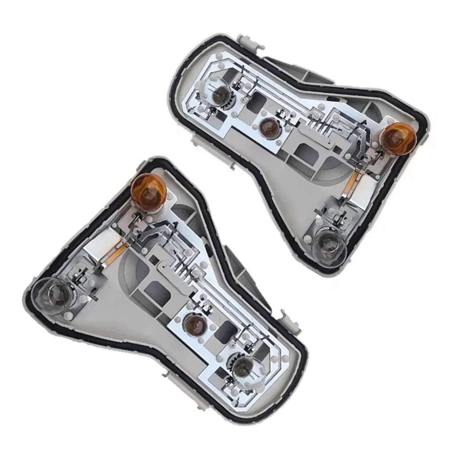 LENTLY Piloto Posterior Para VW Para Polo 2006 2007 2008-2010 Auto Izquierda Derecha Luz Trasera Lámpara Trasera Placa Circuito Luz Portalámparas Coche Faros Traseros(Left and Right with bulb)