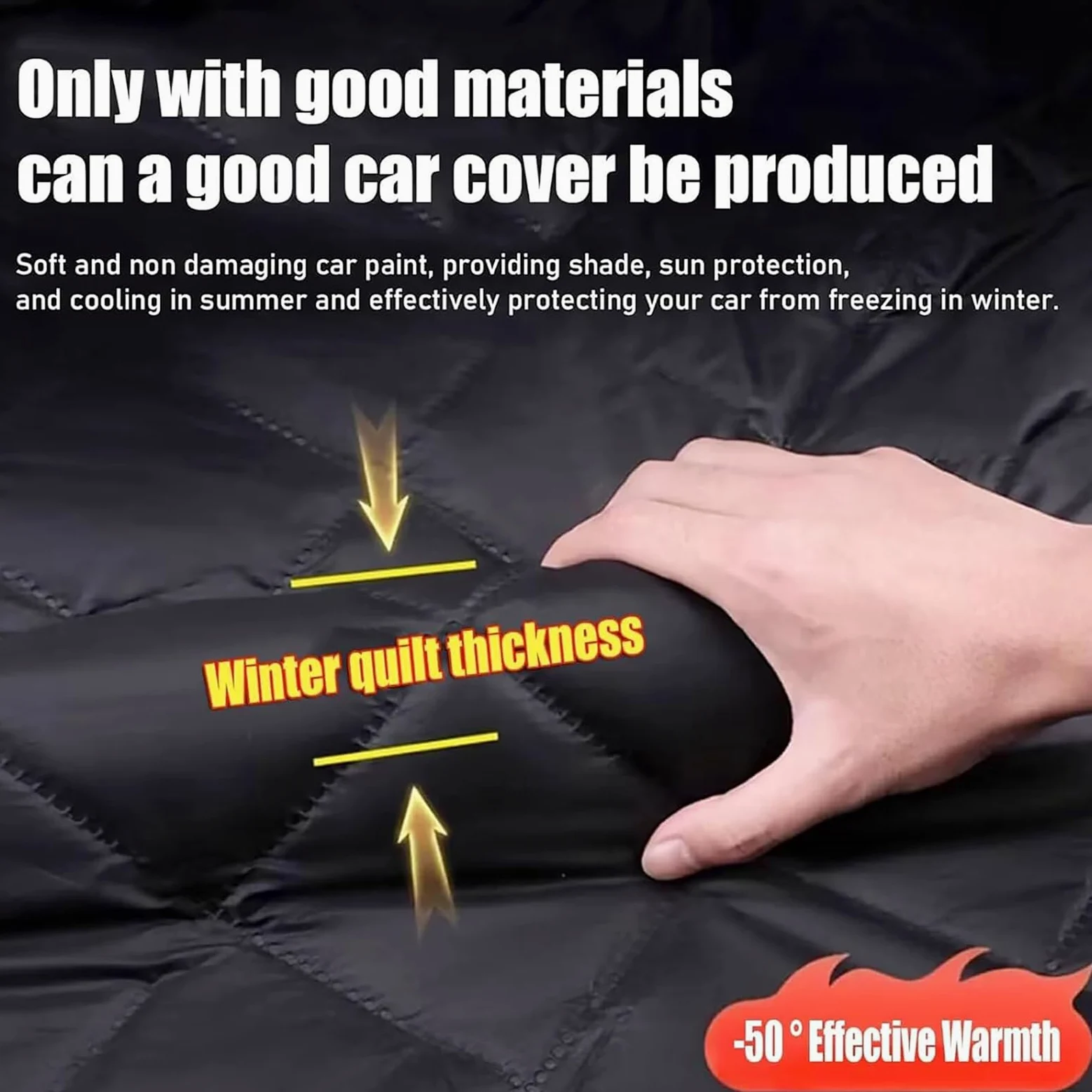 Funda Coche Antigranizo para Jaecoo 5 EV 2025,Funda para Coche Exterior Engrosamiento Impermeable Anti-UV Transpirable+Tira Reflectante+ Cremallera Lateral