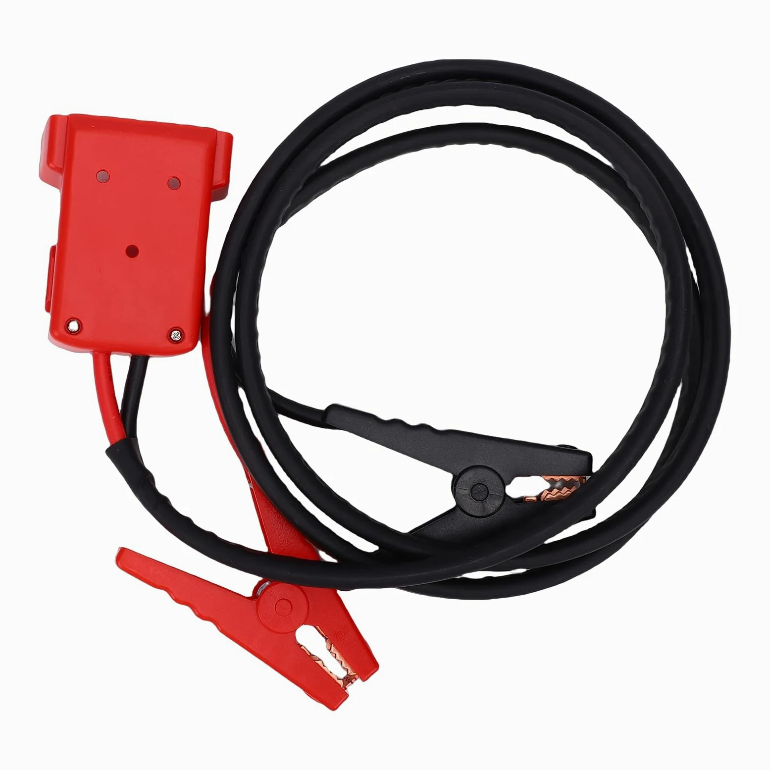 KIMISS Cable de Arranque de Puente BateríA de 18 V A Prueba de Altas Temperaturas 8 AWG Abrazaderas de Refuerzo de Servicio Pesado para Automóviles Medianos SUV Camiones Livianos Uso de (5.9FT)