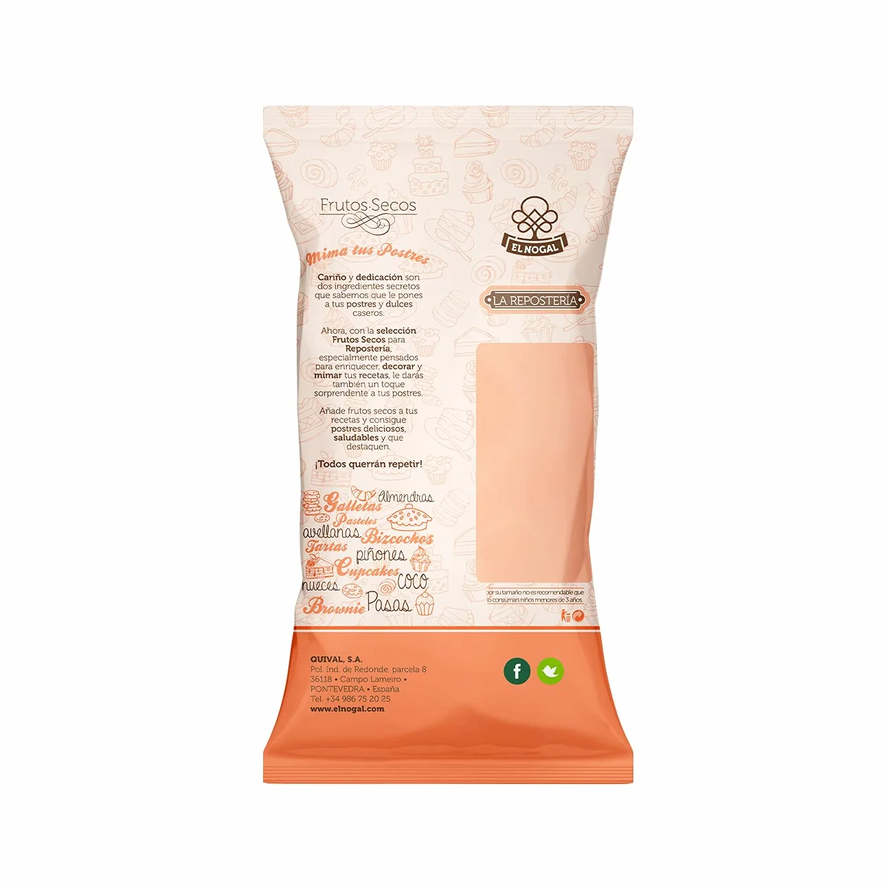El Nogal Harina de Almendra 125 G Repostería