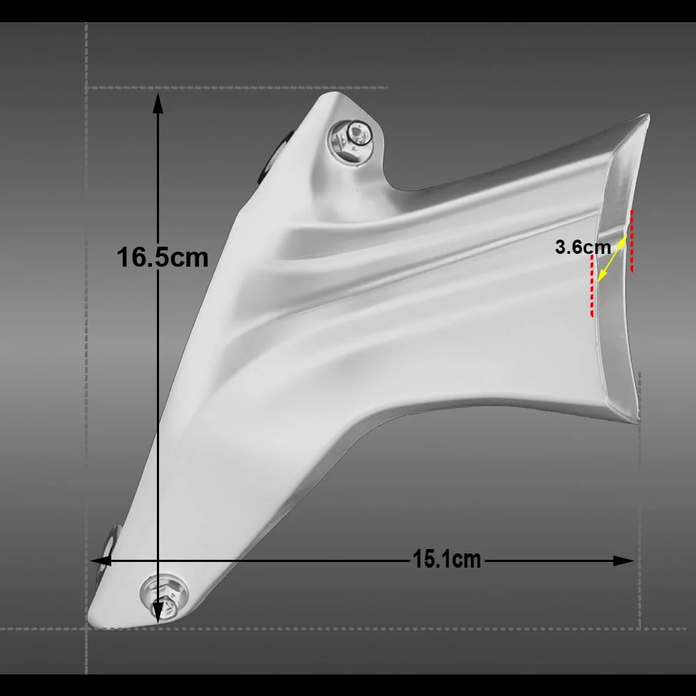 Refrigeración de Pinza de Freno Conducto de refrigeración de Aire para Pinza de Freno ABS Compatible con Suzuki GSXR GSX-R1000 GSX-R1000A GSX-R1000R GSX-R1000RZ GSX-R1000SE GSX-R1000X(Style-4)