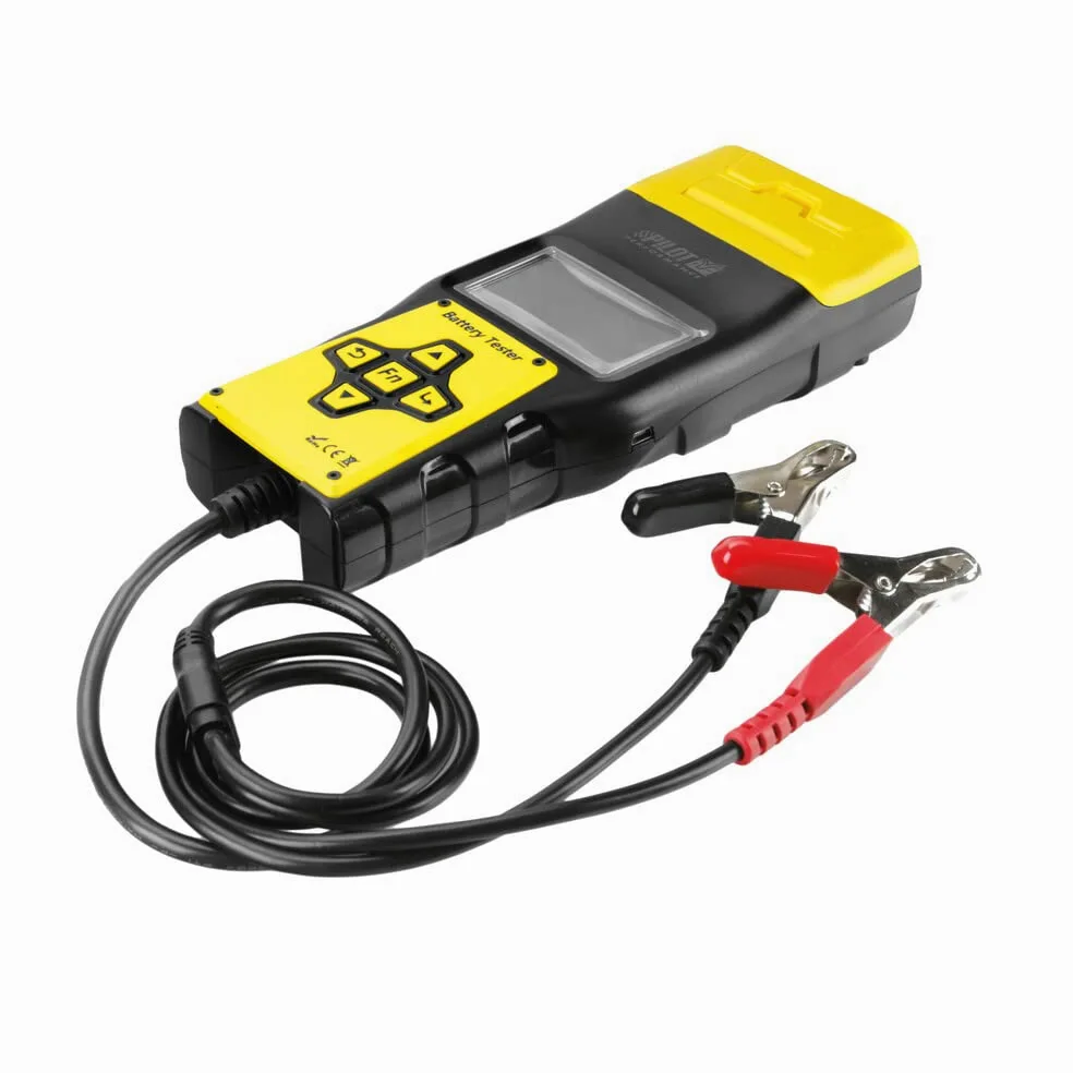 Pilot 70267 Tester-PRO, comprobador de baterías profesional con impresora térmica integrada