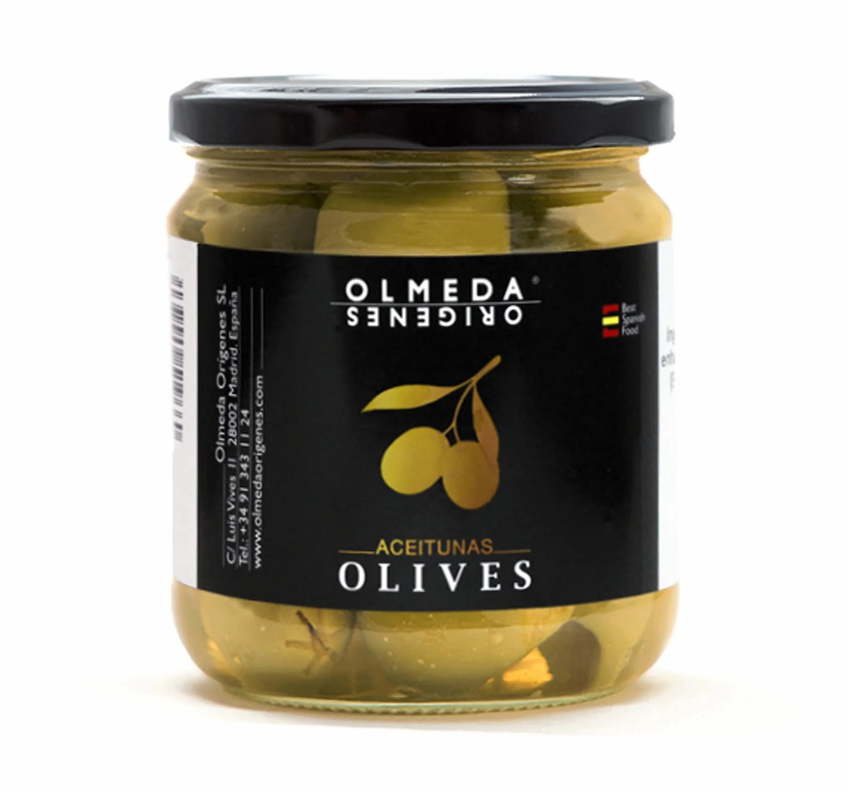 OLMEDA ORÍGENES Aceitunas Gordal sin hueso 370 gr
