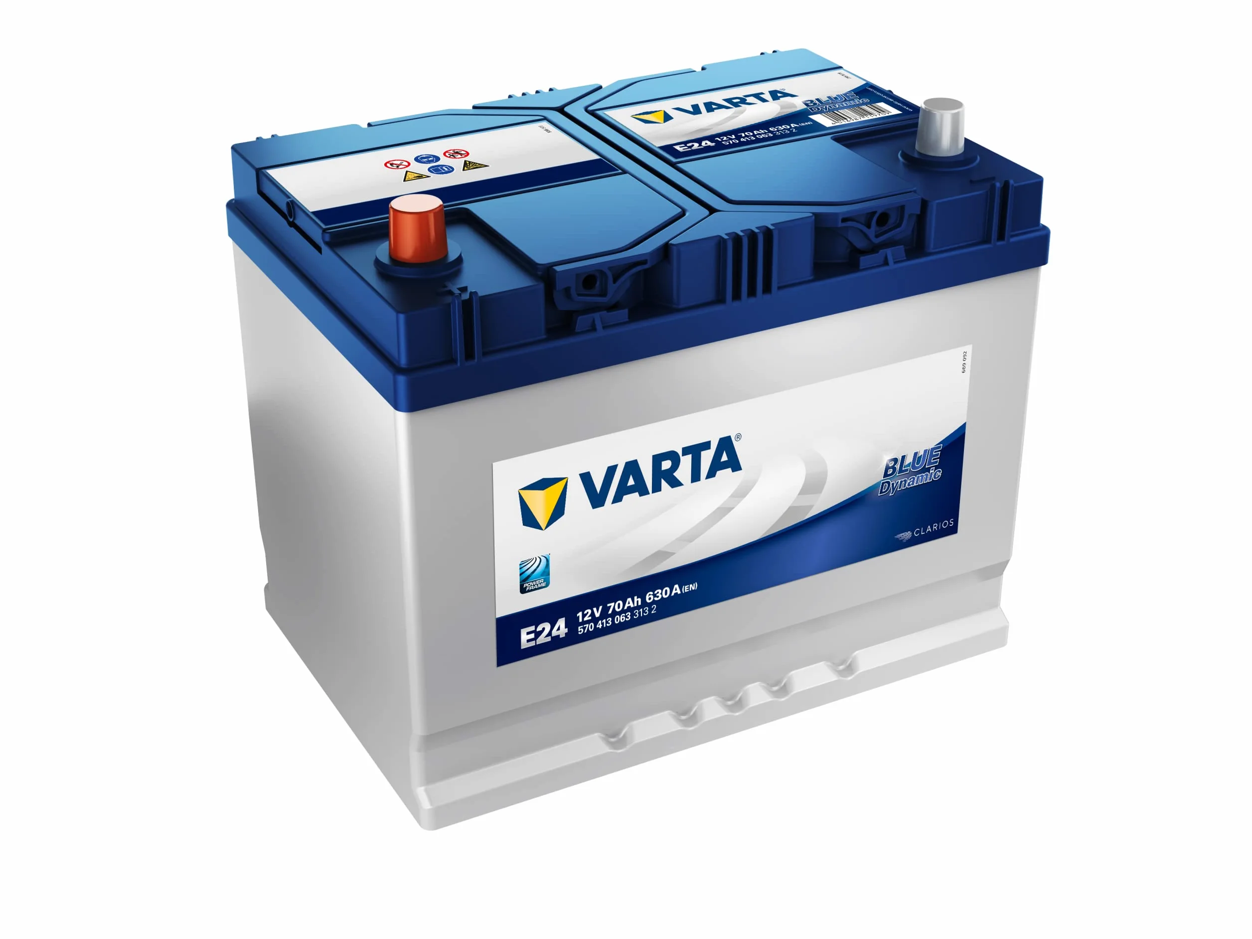 Varta 5704130633132 Baterías Dinámicas Azules, 261mm x 175mm x 220mm