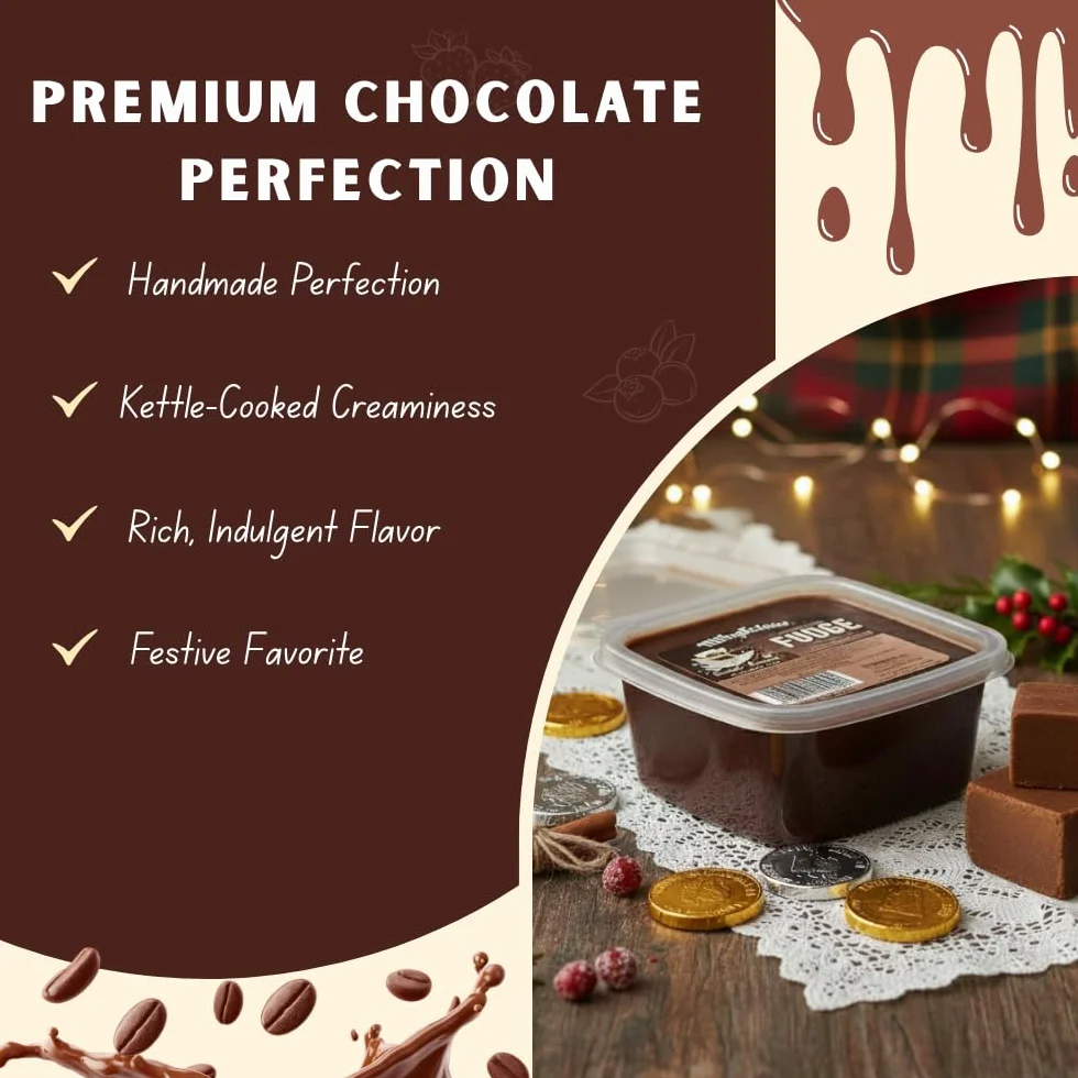 Chocolate puro suave cremoso dulce de azúcar - 1/4 lb