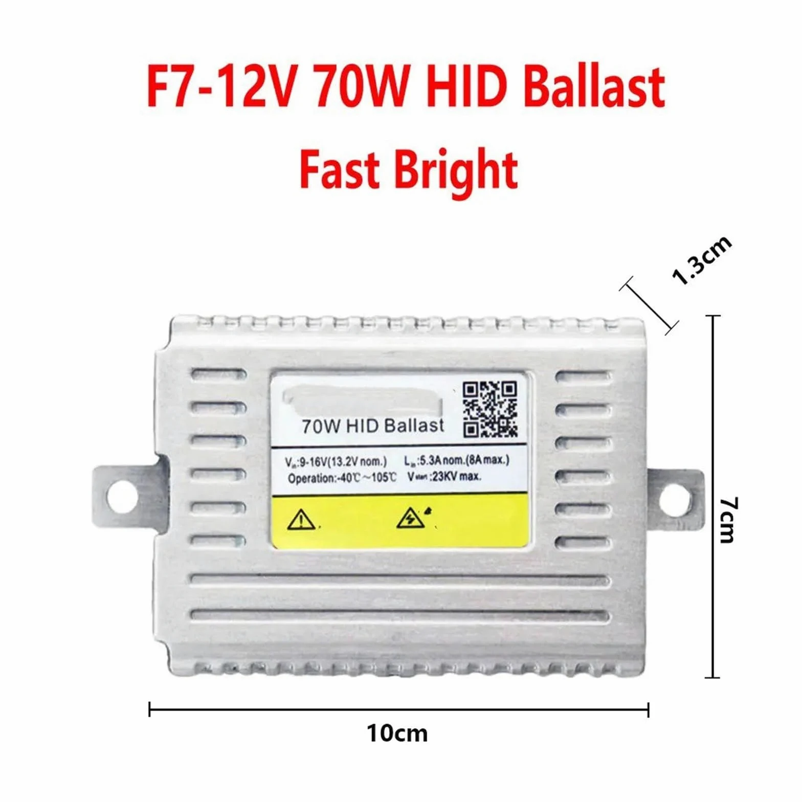 Xenon Ballast Hid Xenón 70W Bombilla HID 12V Kit De Faros Delanteros DLT F7 Lastre Brillante Y Rápido 4300K ​​6000K H7 H1 H11 HB3 HB4 D2H(1 Kit,8000K_H7)