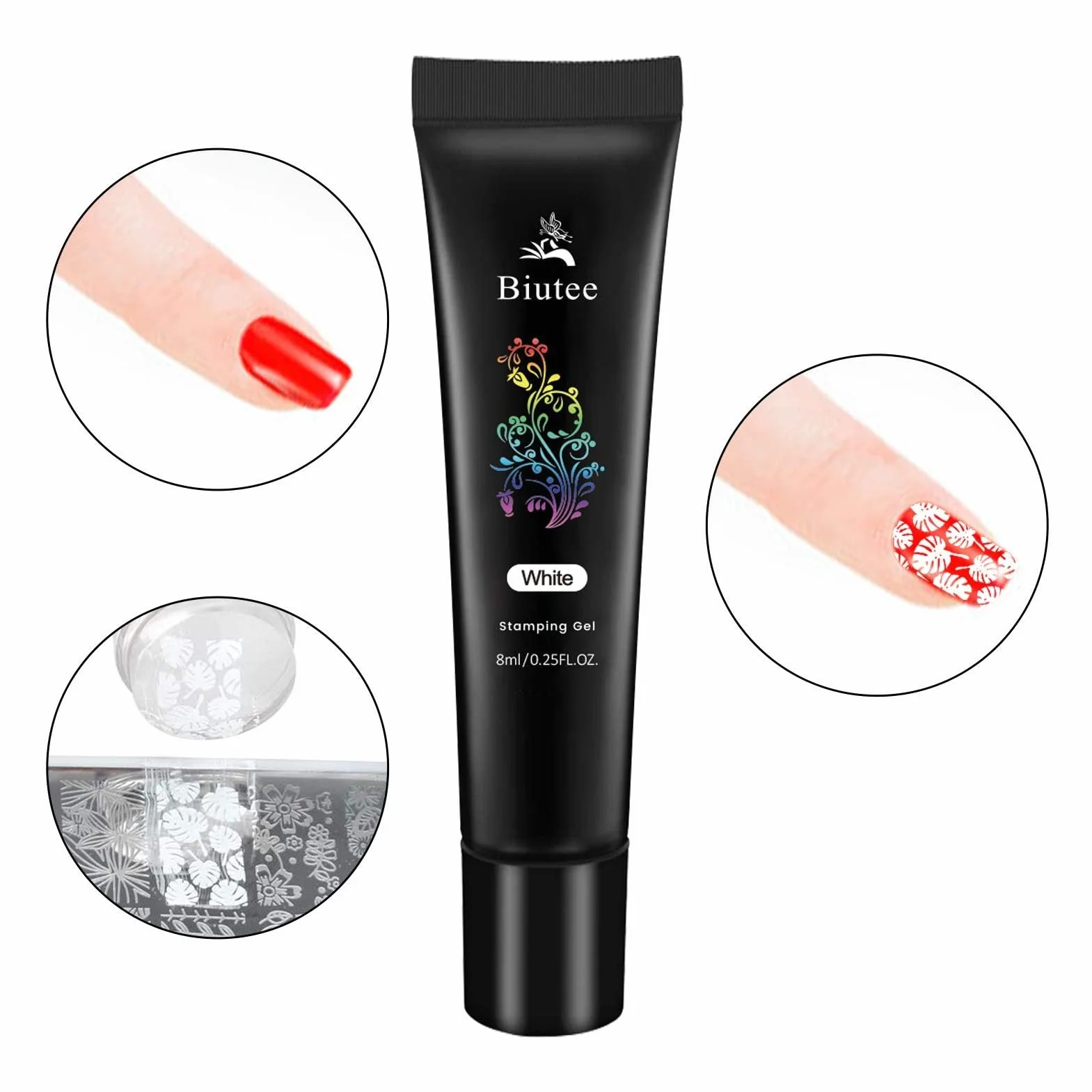 Nail Stamping Set 8 Colores 8ml Placas Estampacion Uñas Stamping Gel Polish DIY