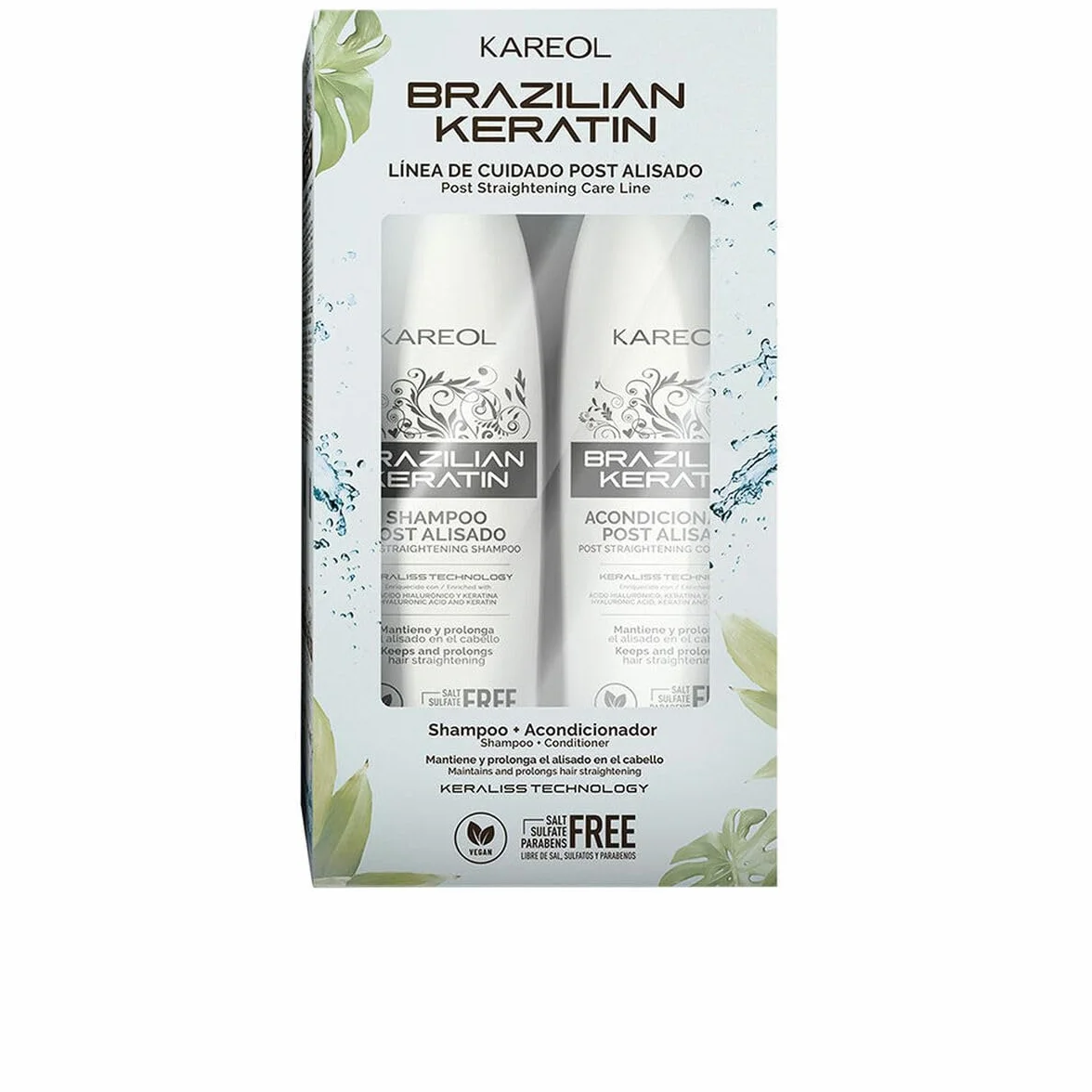 Set de Peluquería Alisado Brasileño Brazilian Keratin 2 Piezas