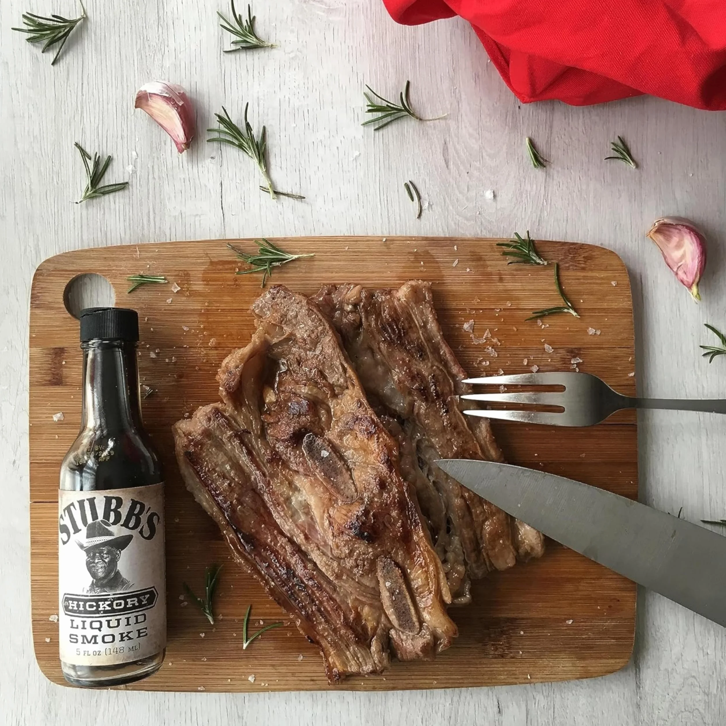 Stubbs Liquid Smoke Hickory Salsa con Aroma de Humo para Carnes, Asados y Barbacoas 148ml
