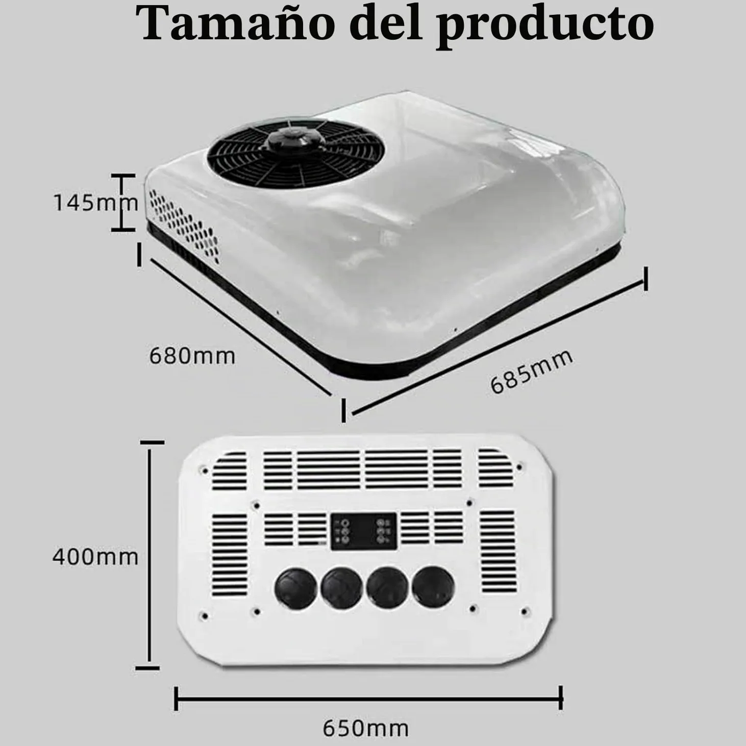 Aire acondicionado 24 V CC para caravanas, autocaravanas, compresor móvil