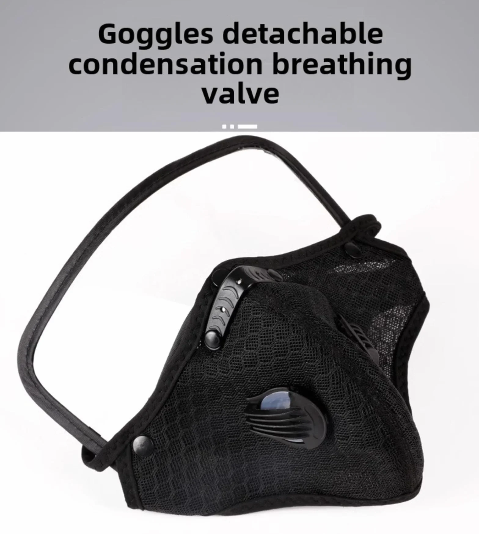 Máscara solar motocicleta cara completa resistente viento UV polvo transpirable protección insectos