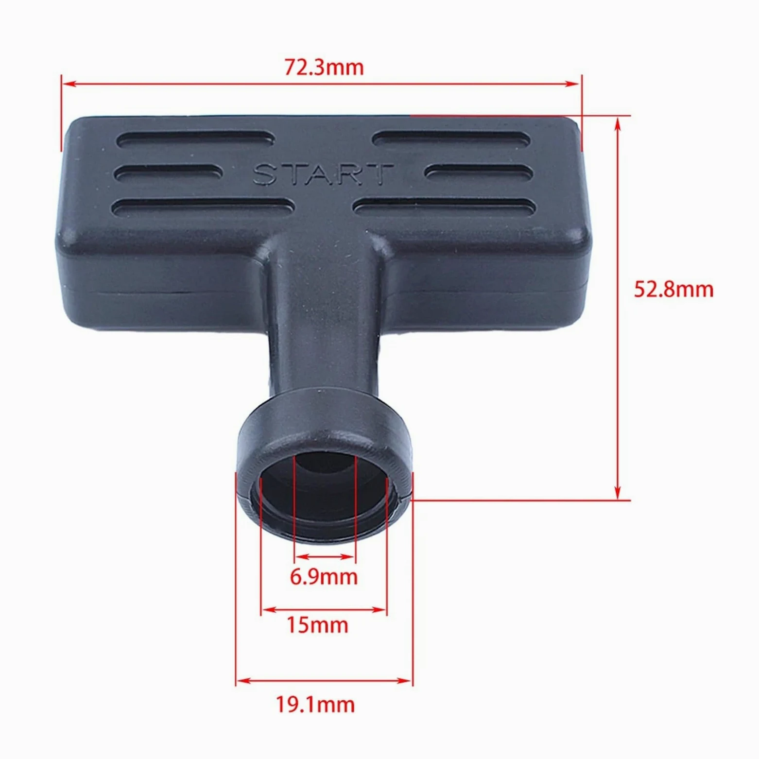 Arranque de tracción Recokil for Eh12 268-50201-00 Kit de Cuerda con empuñadura, Arranque Recokil, Empuñadura, Cuerda