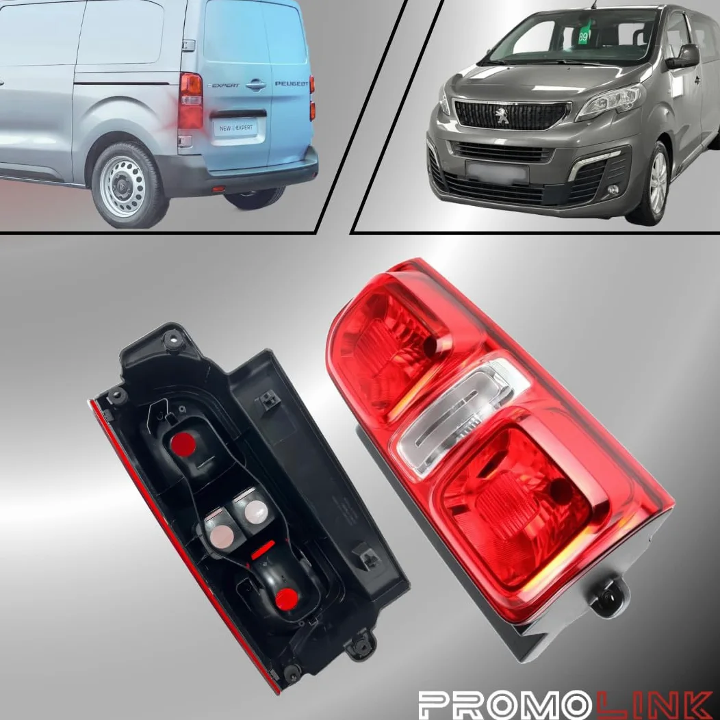 2 faros traseros traseros izquierda derecha compatible con Peugeot Expert Citroen Jumpy Toyota Proace Vivaro con certificado E 9808243080 9808243180