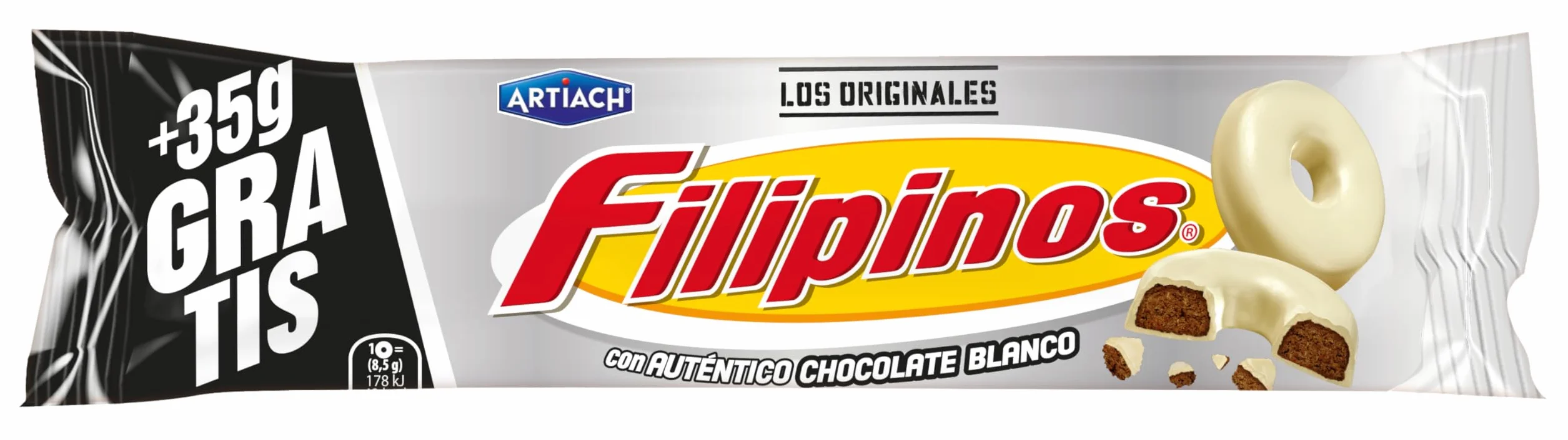 Artiach Filipinos Chocolate Blanco 93+35g