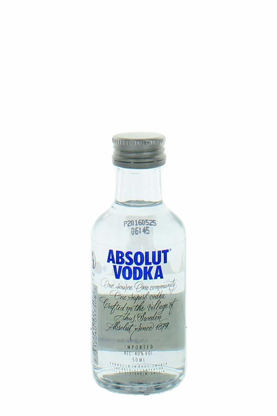 Absolut Vodka 40% Vol. 0,05L - 50 ml