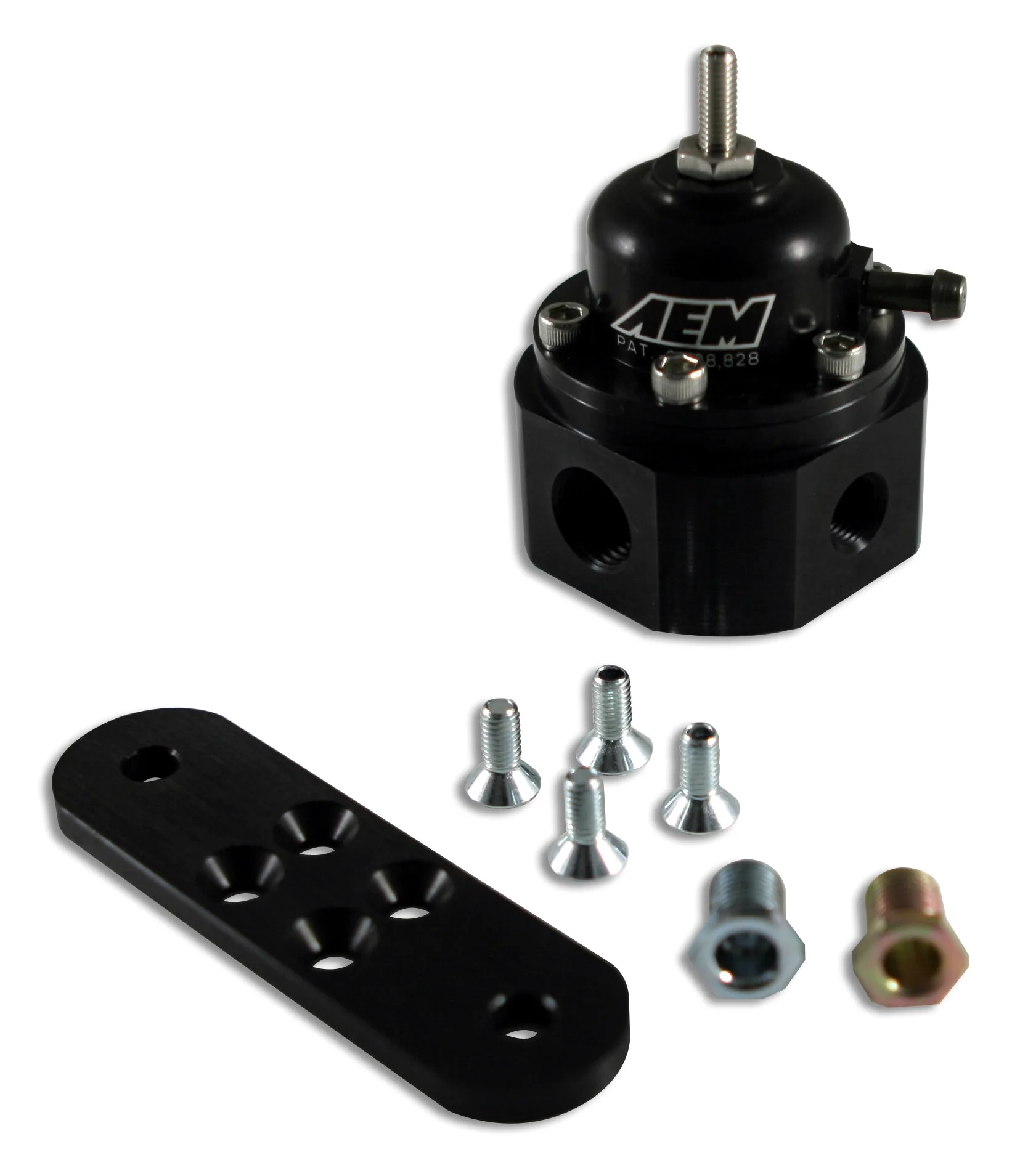AEM Regulador de presión de combustible ajustable universal 20-150 PSI PN: 25-302BK