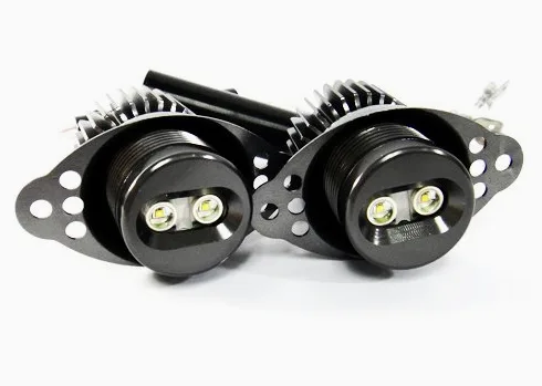 RZG Lot de 2 bombillas LED Angel Eye de faro DRL Halo Blanco 20 W Canbus para E90 E91 Serie 3