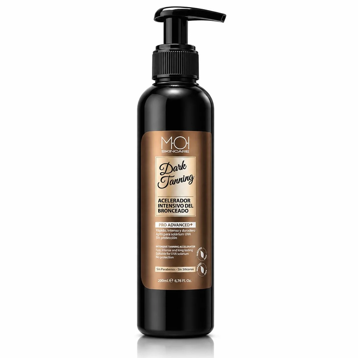 MOI Profesional DARK TANNING Acelerador intensivo del bronceado Solarium 200ml