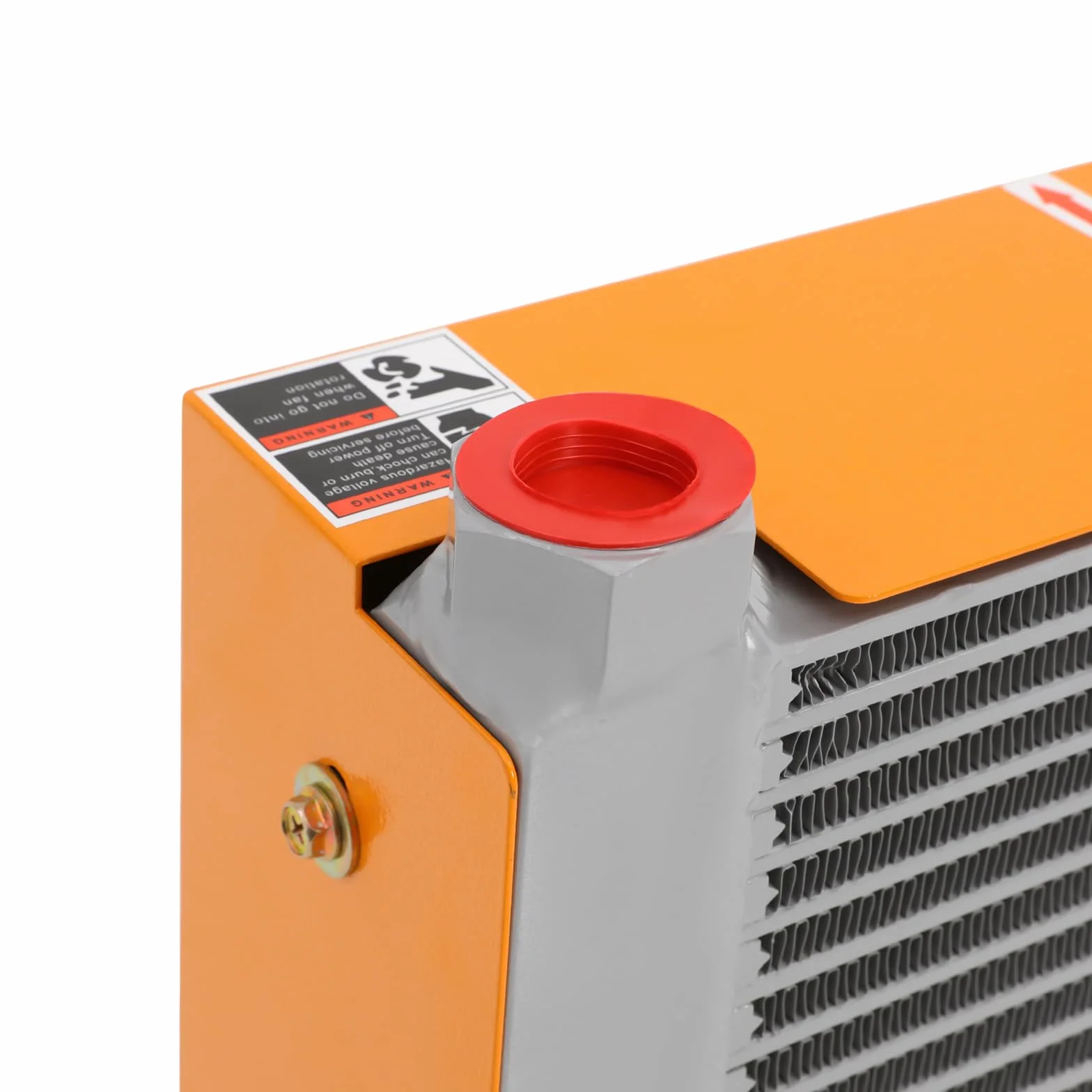 Enfriador de aire hidráulico de 120 W, rendimiento de refrigeración 6000 kcal/h, caudal de líquido 100L/min, enfriador de aceite refrigerado por aire para maquinaria agrícola, excavadoras