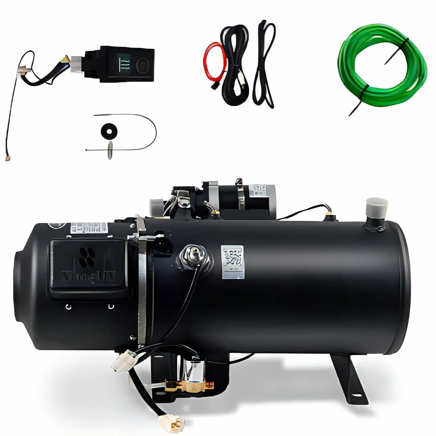 Calentador de agua de estacionamiento diésel de 12 V y 30 kW, juego completo de calefacción por refrigerante hidrónico, precalentador de motor para camiones, autobuses, caravanas y barcos