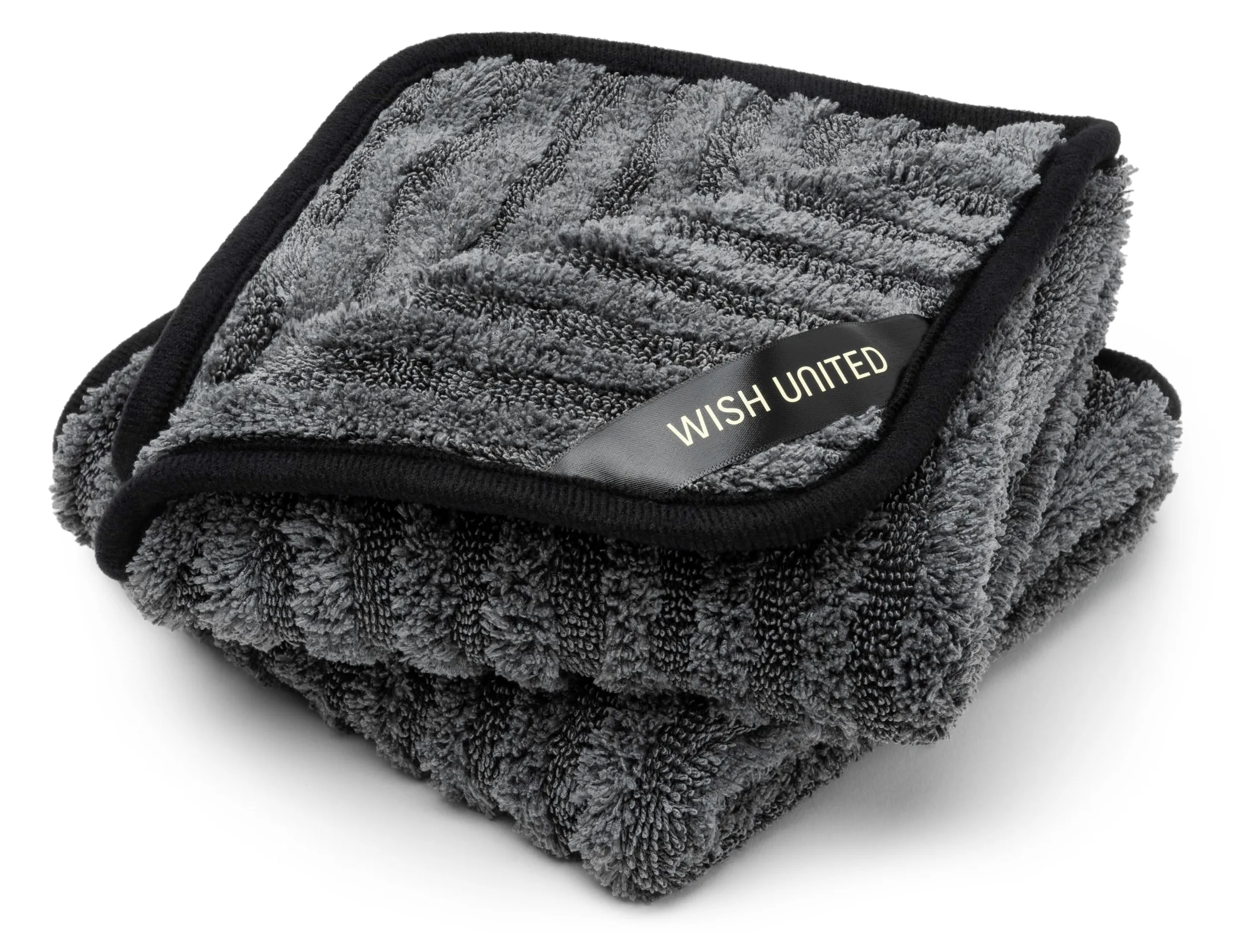 Toalla de secado de coche de microfibra tejida de alta absorción, 1200 g/m² (paquete de 2, 13.7 x 13.7 pulgadas)