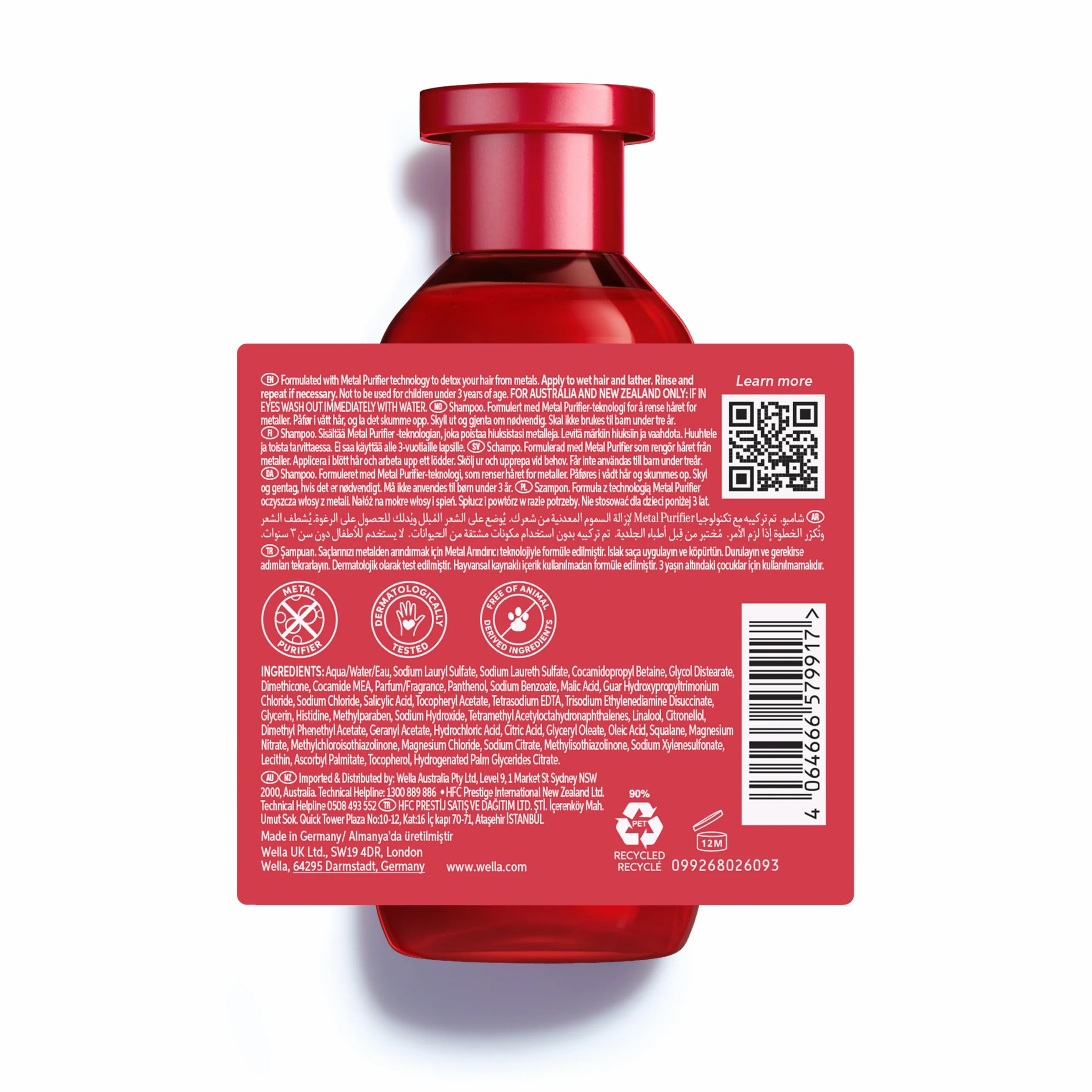 Wella Professionals ULTIMATE REPAIR Champú Profesional para Cabello Dañado