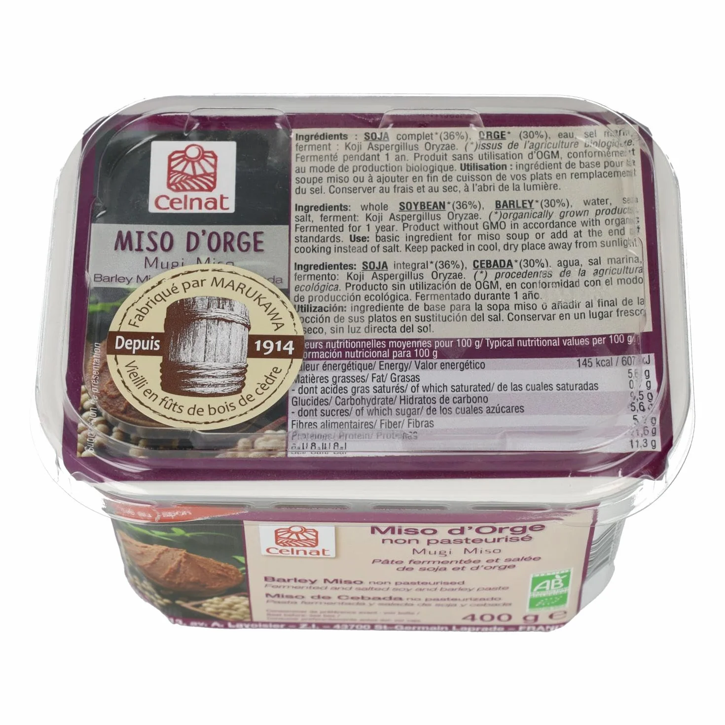 MISO DE CEBADA BIO 400g