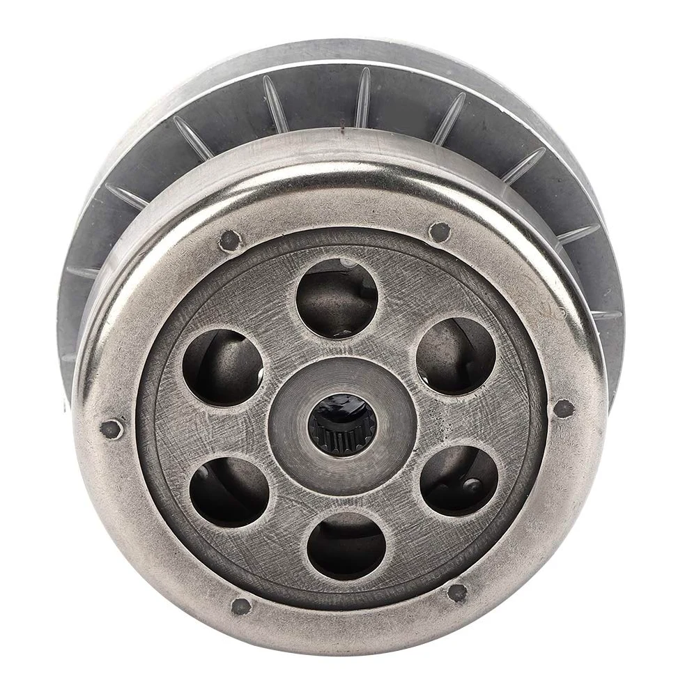 Polea conducida Embrague trasero Juego de embrague trasero Conjunto completo de embrague apto para LINHAI 250 Scooter Go Kart ATV 16T Spline