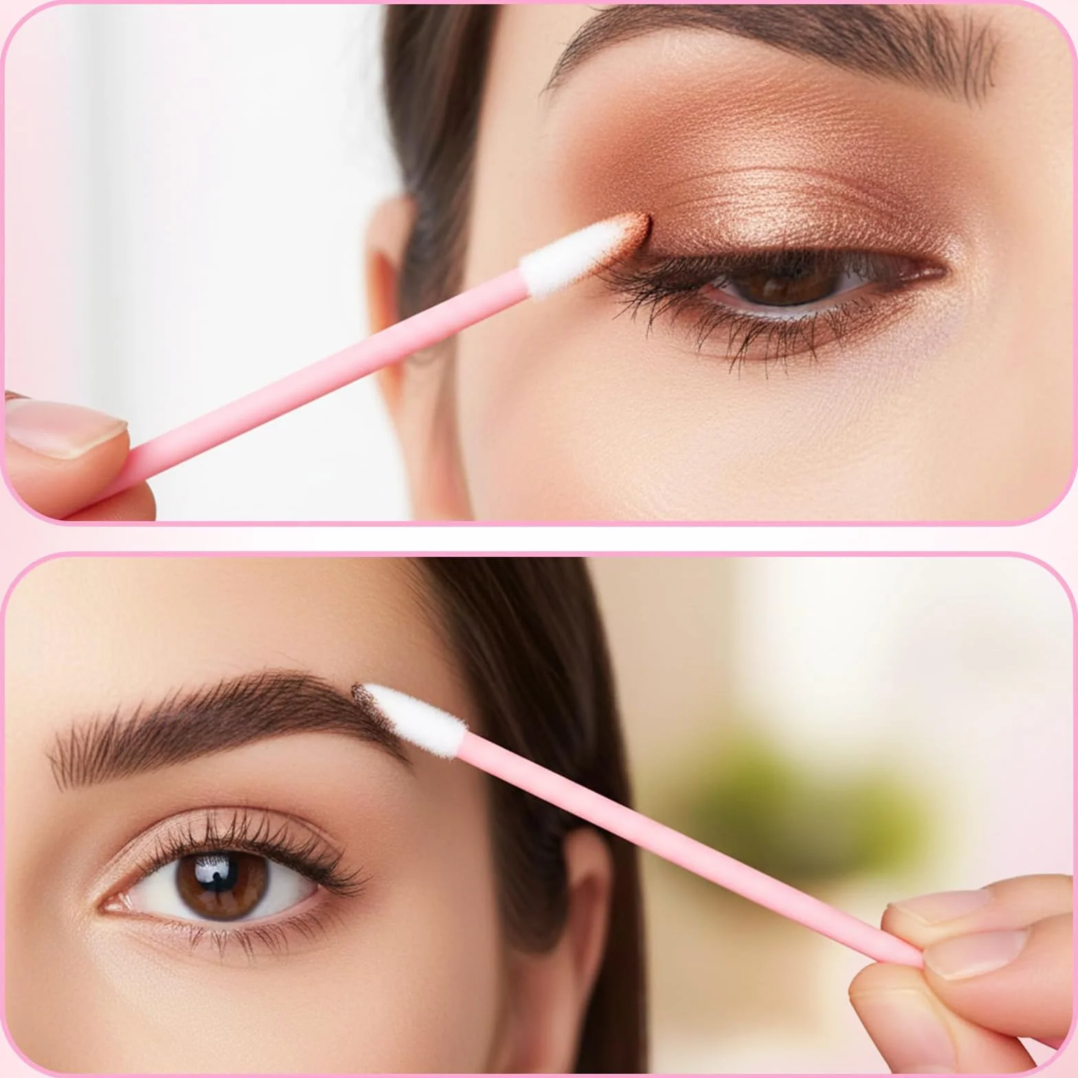 Pinceles Desechables para Labios 400 Piezas Multifuncionales Aplicador Portátil