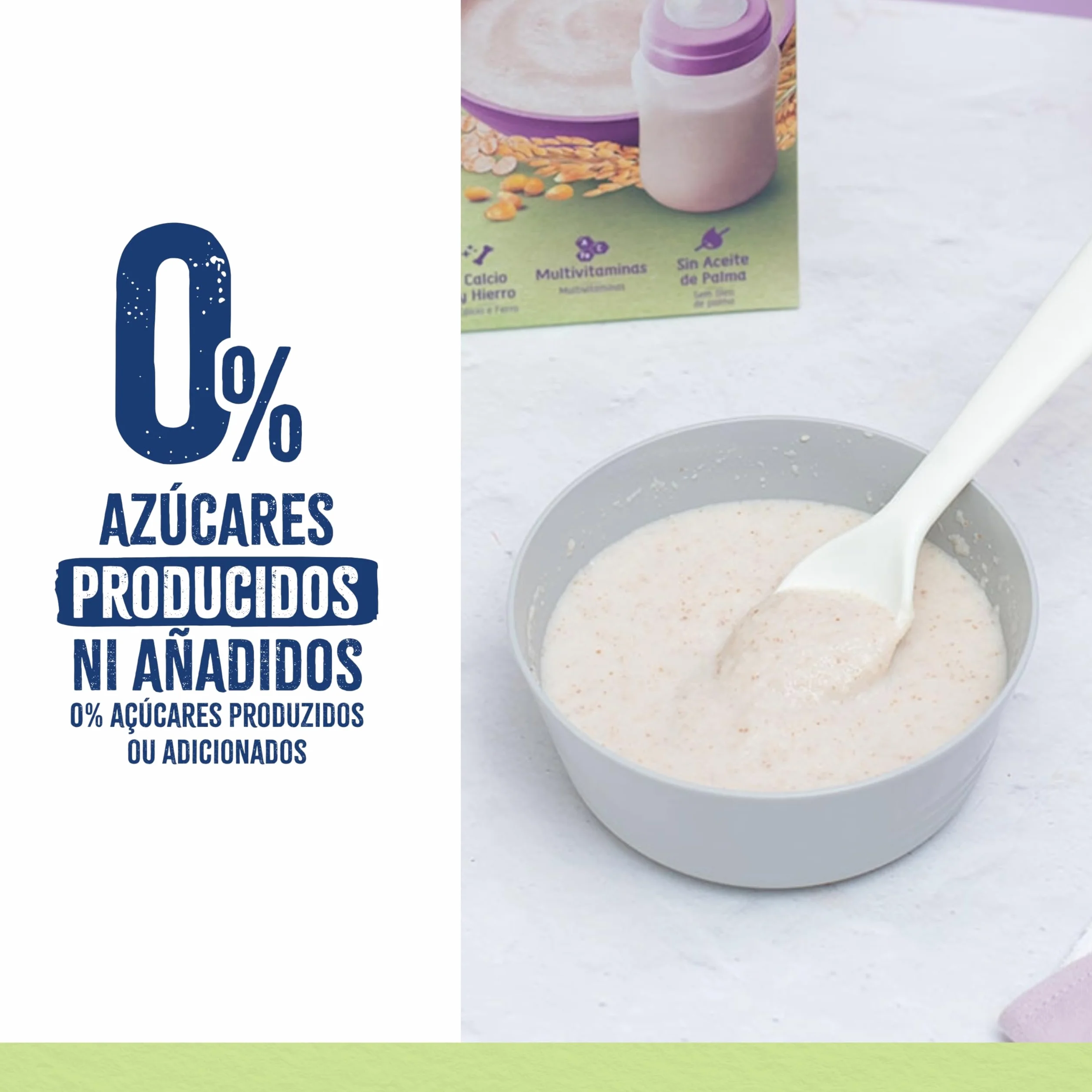 Hero Solo Papilla 8 Cereales Sin Azúcares Añadidos para Bebés a partir de 6 meses