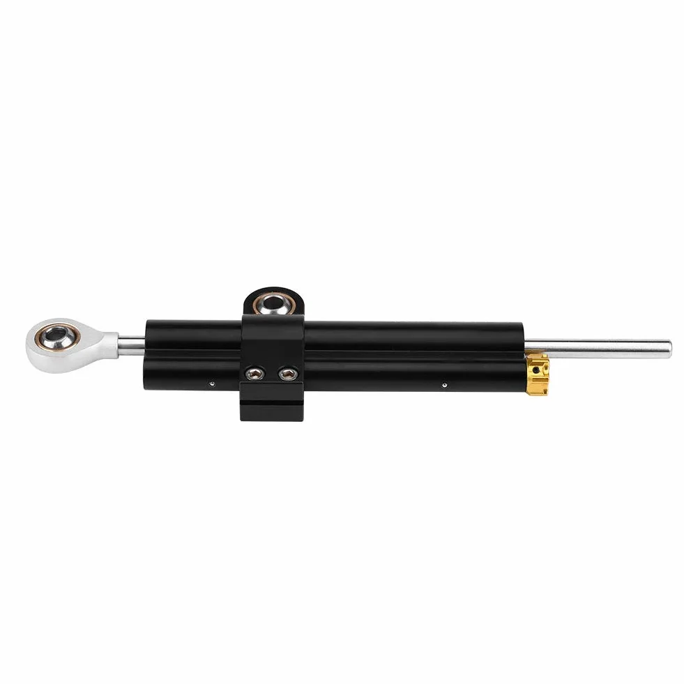 EBTOOLS Universal Motocicleta CNC Ajustable Amortiguador de Dirección Estabilizador Soporte de Montaje Soporte