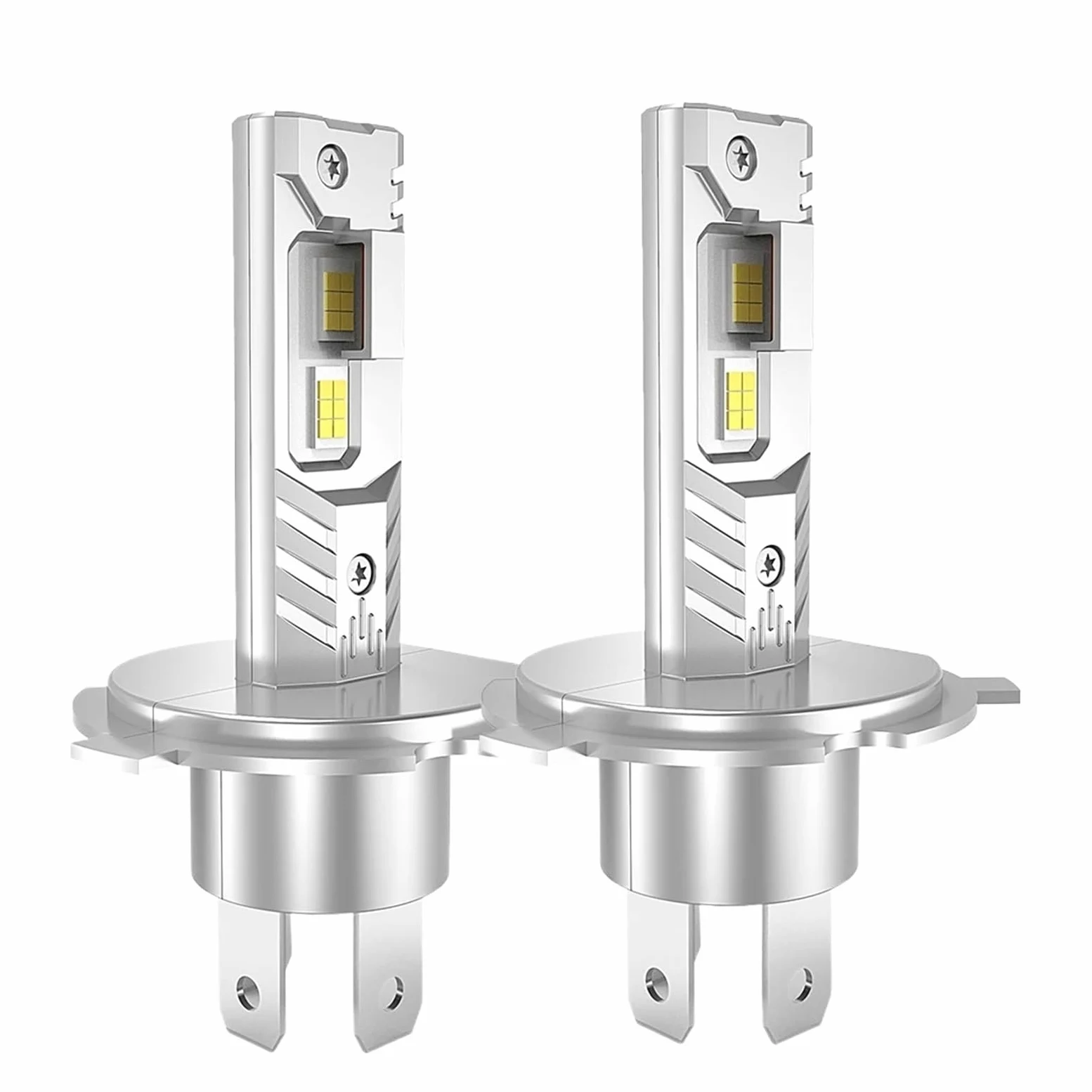 Luces LED H7 H4 H1 for lámpara de bombilla faro coche 1000000LM | +800% Focos brillantes Faro de automóvil 12V(2PCS H4)