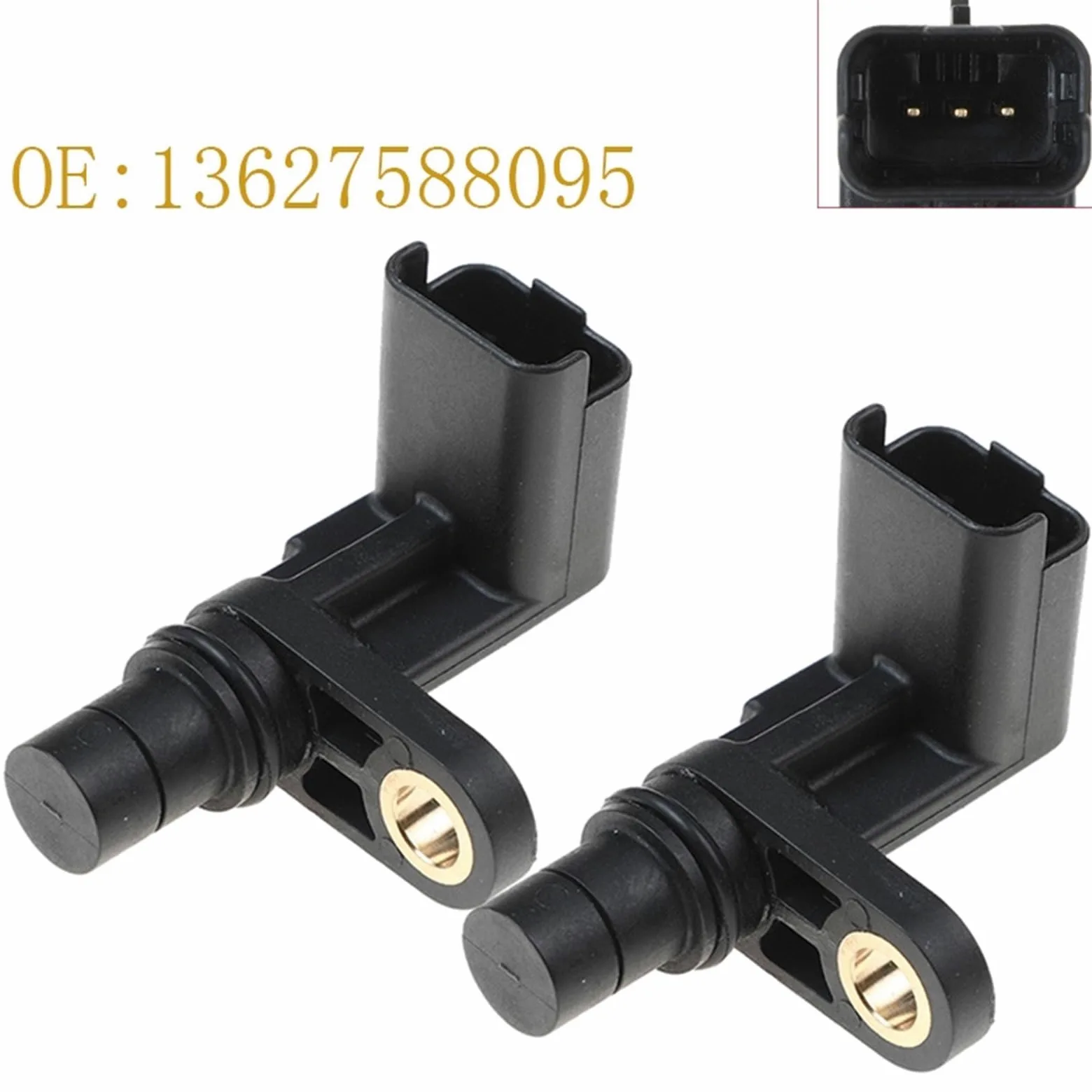Sensor Del árbol De Levas 13627588095 Sensor de posición árbol levas 13627570191 1920LS para BMW Mini para Citroen para Peugeot instalar(2pcs)