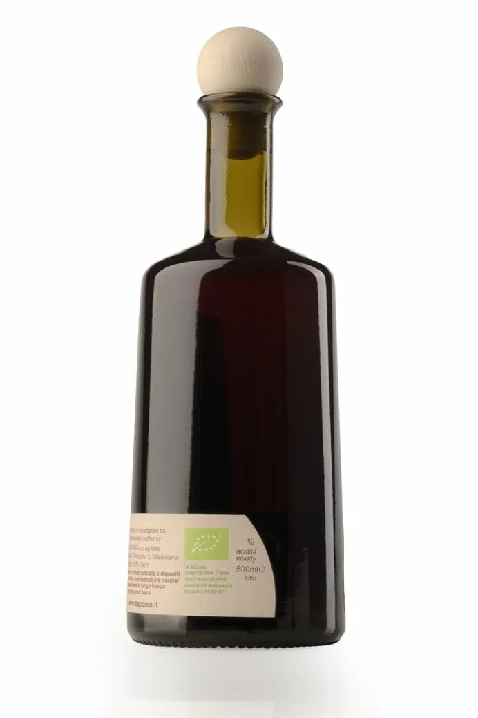 Vinagre de granada orgánico natural con acetificación espontánea lenta