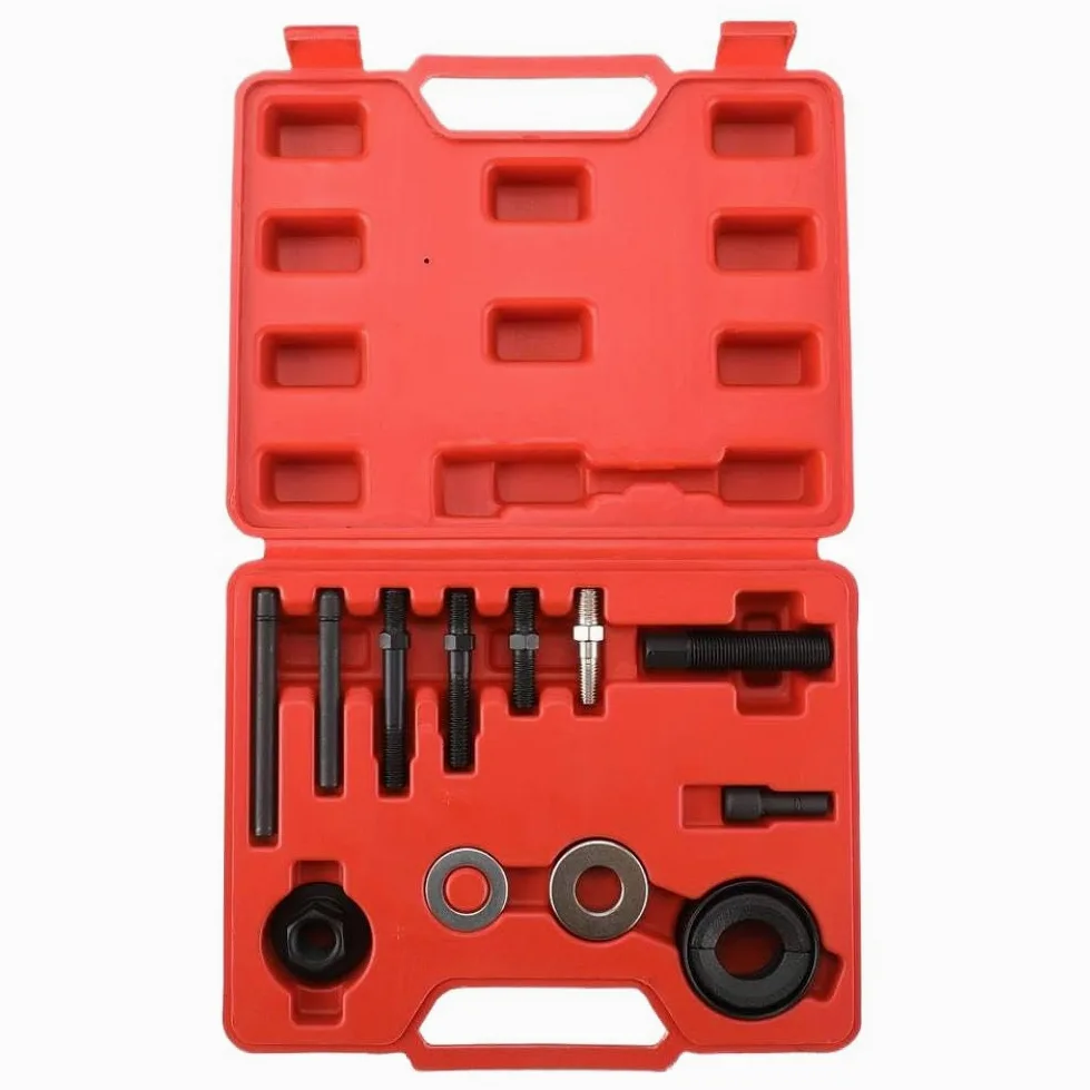 Kit de instalación de Extractor de polea de dirección asistida para Bomba de Agua, removedor de instalación de poleas de Bomba de vacío en la mayoría de los Motores