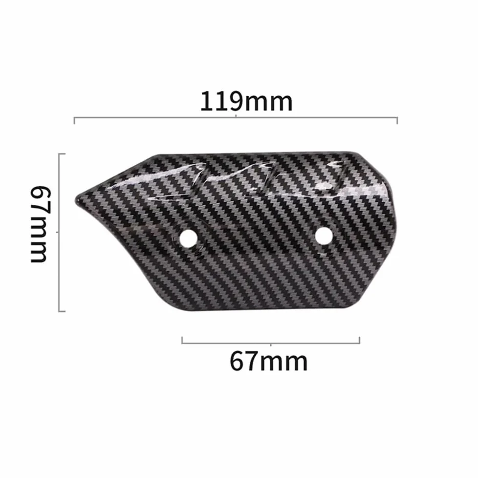 Silenciador Universal para Motocicleta Protector De Tubo De Escape Cubierta De Protección Térmica Cubierta De Calor para Silenciador Antiescaldado Protección Tubo Escape