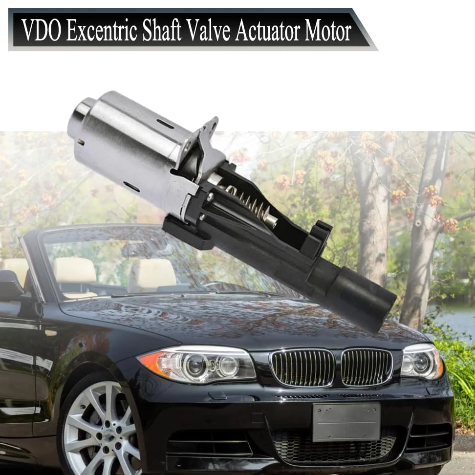 Baceyong 1 actuador de válvula de eje excéntrico VDO, número de pieza A2C5328032080, 11377603979, 11377599021, compatible con BMW, negro y plateado