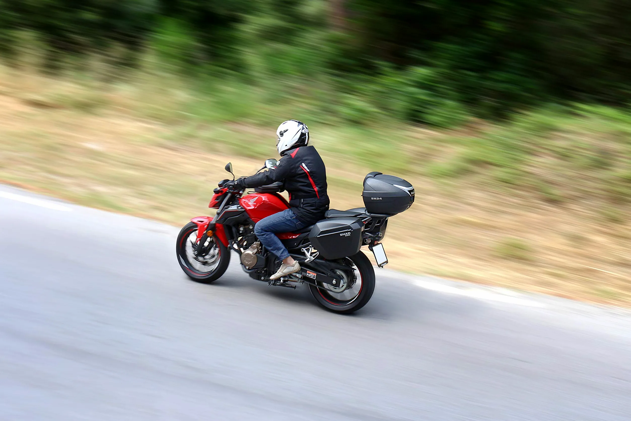 BAÚL Moto SH34 Carbono