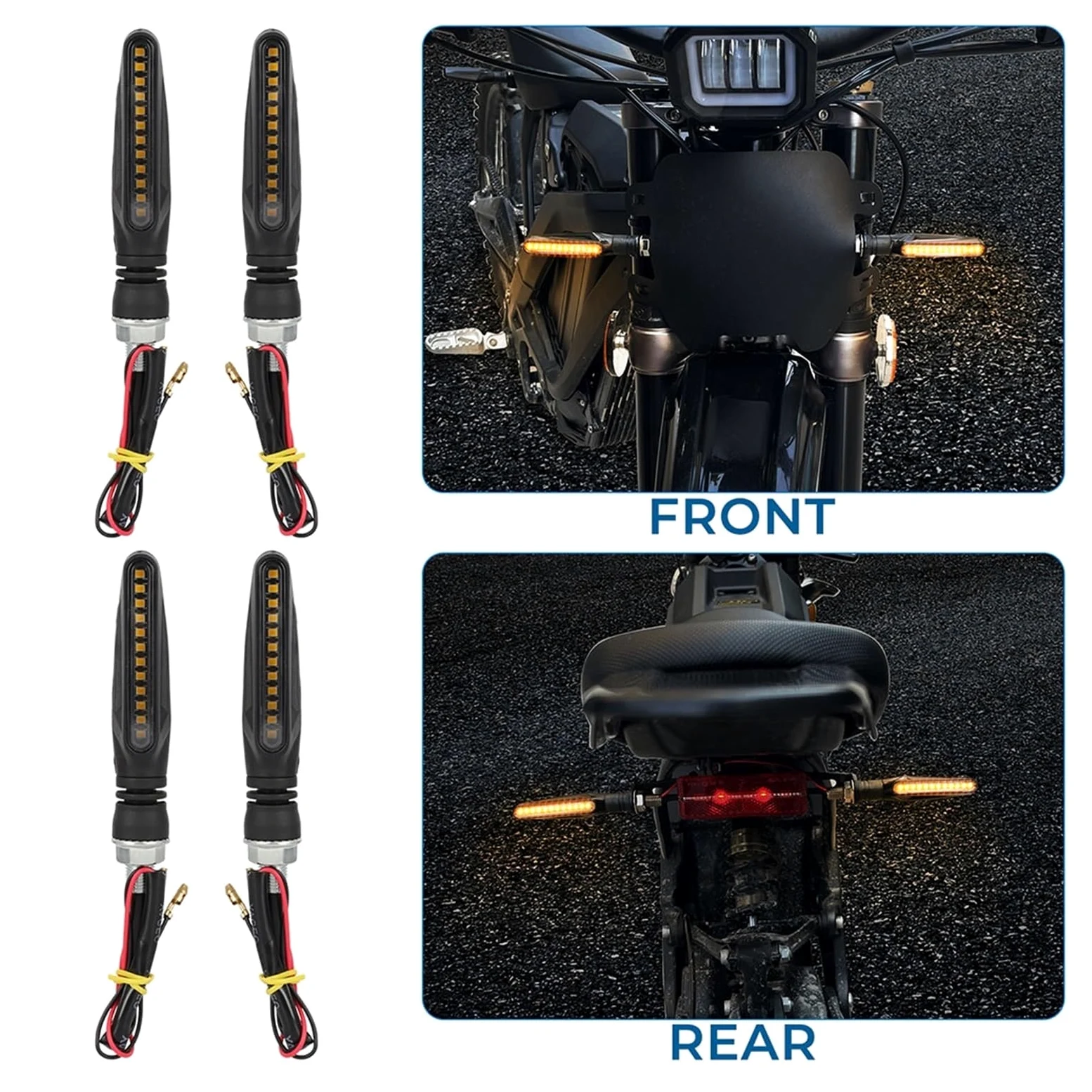Kit De Luces De Giro LED para Talaria Sting MX4 R, Delanteras Y Traseras, Homologadas para Circular En La Calle, Accesorios para Motocicleta Luces indicadoras Motocicleta