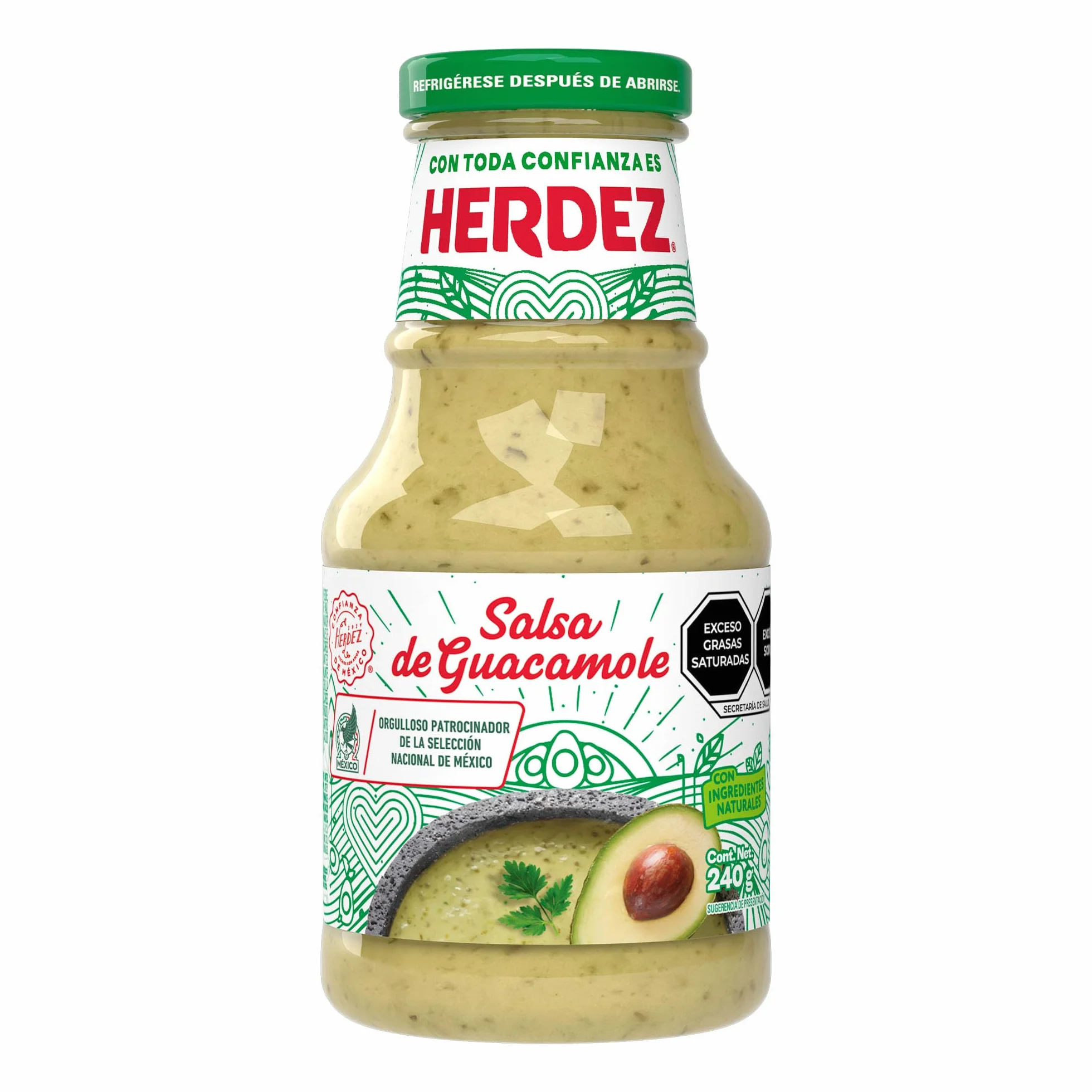 Herdez Salsa Guacamole 240g (12-pack)