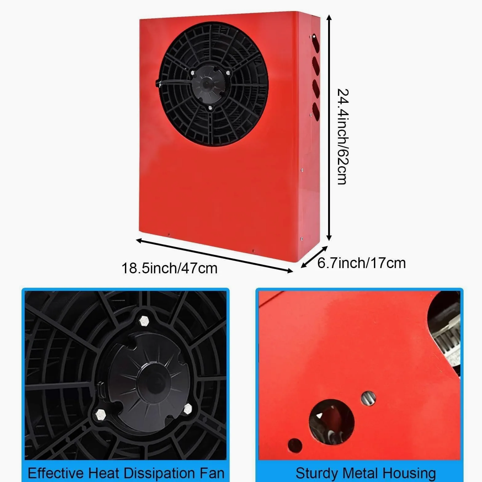 12V/24V Aire Acondicionado Split Para Vehículos Recreativos, Enfriamiento Rápido, Bajo Ruido, Para Cabina Remolques