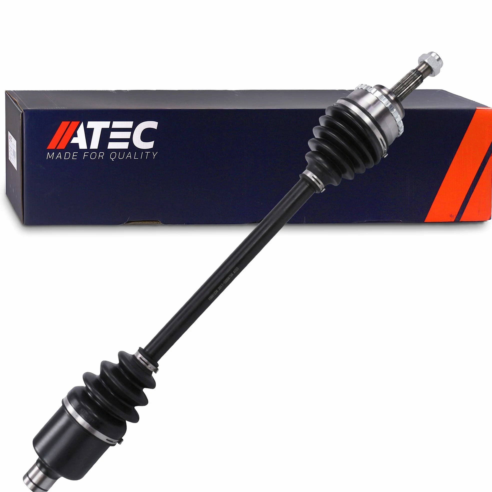 ATEC Germany 1x Eje de transmisión completo eje de transmisión delantero derecho Compatible con RENAULT CLIO II (BB_, CB_), (SB0/1/2_), KANGOO (KC0/1_), KANGOO Express (FC0/1_), THALIA I (LB_)