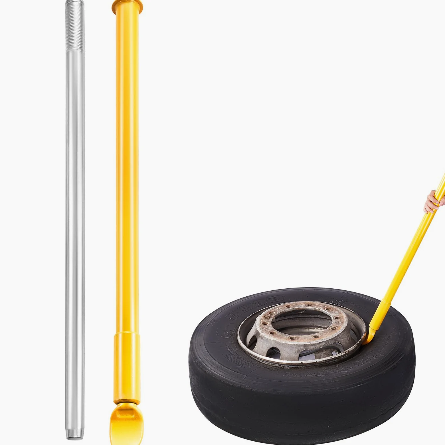 VEVOR Martillo Deslizante Desmontadora de Neumáticos 117,5 cm Acero Manual Portátil