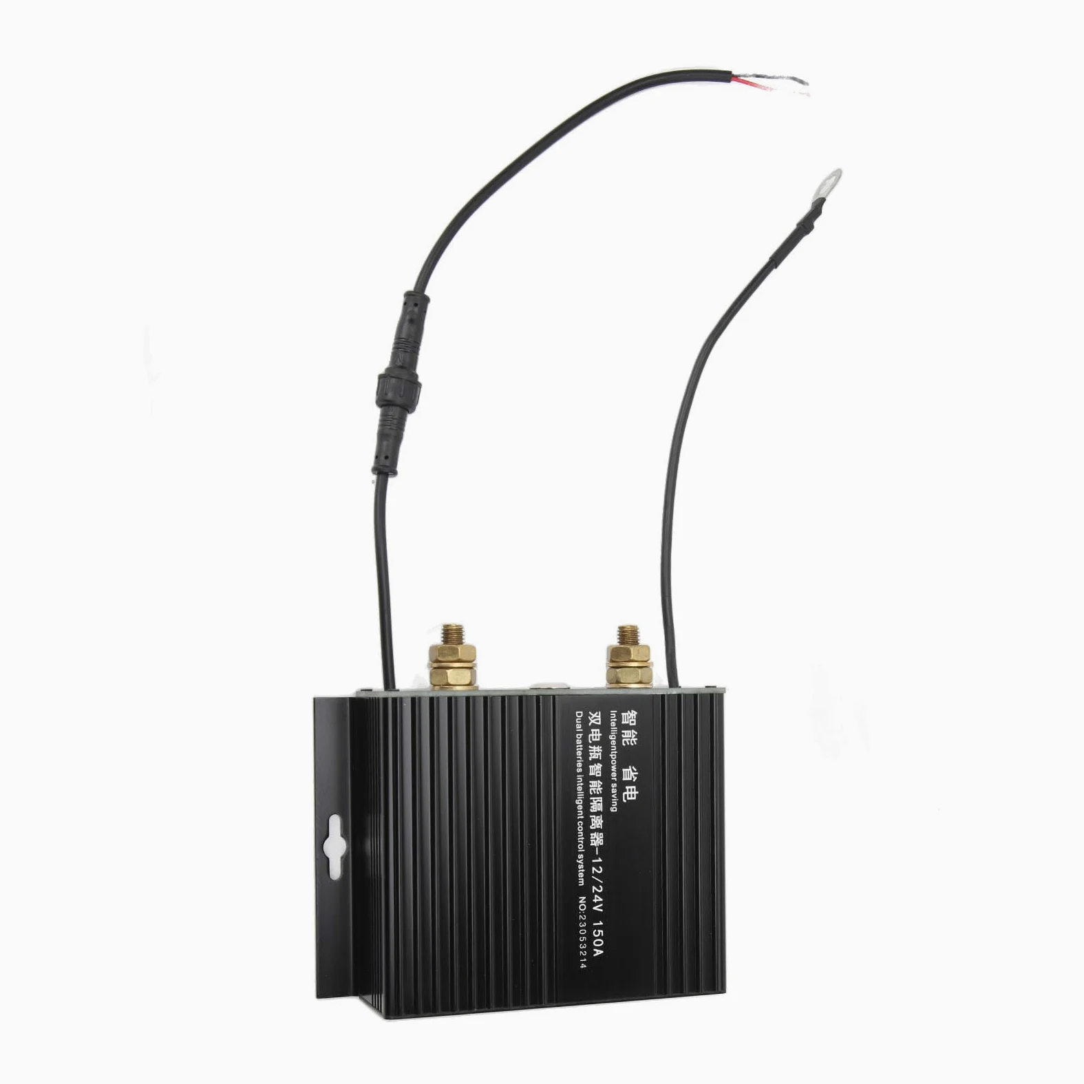 Aislador de BateríA Dual Relé Sensible Al Voltaje Relé de Detección Voltaje Controlado por 150 A 12 V 24 V Indicador LED Carga Bidireccional con Carga