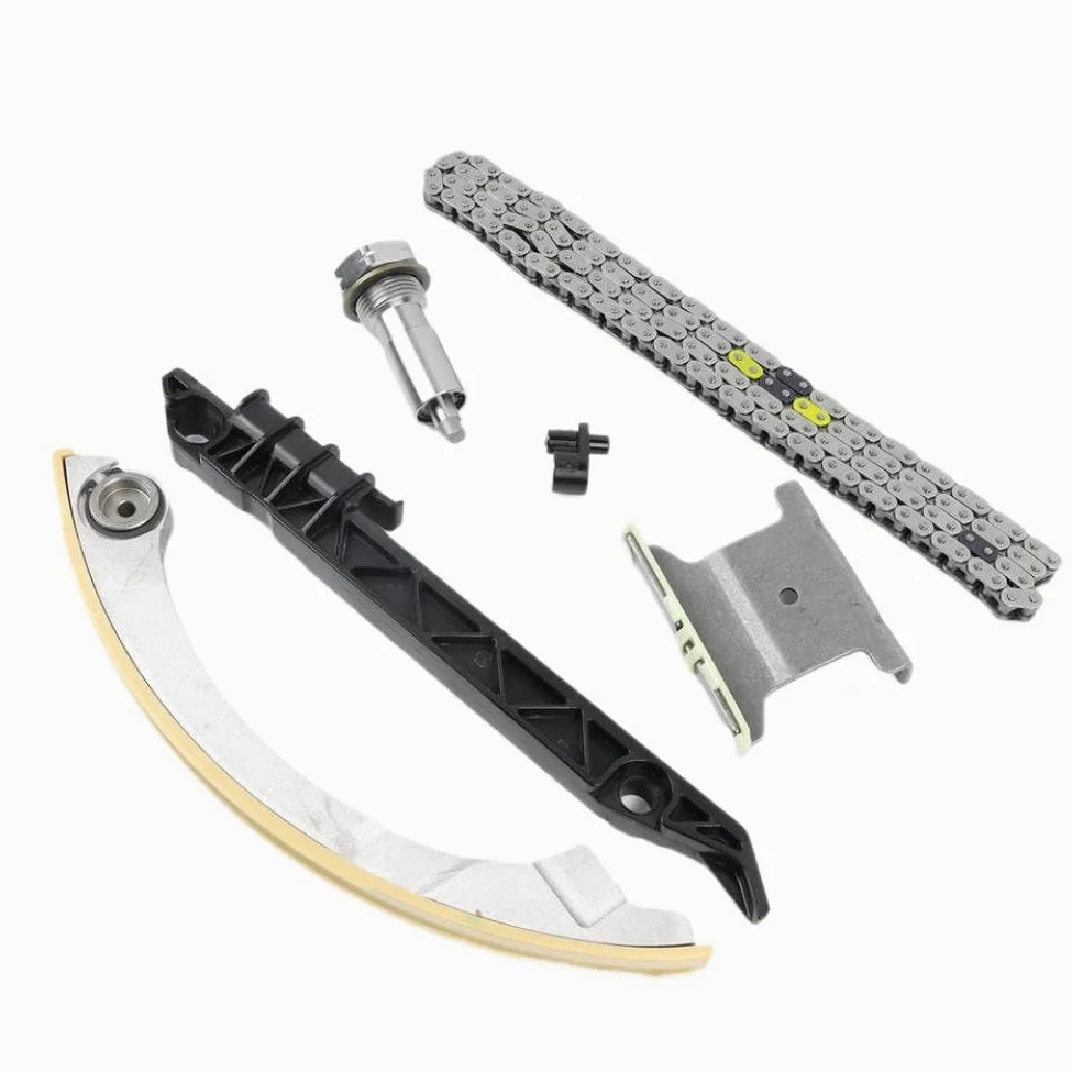 Kit de cadena de distribución del motor con juego de cadena de distribución y tapón de aceite compatible con TKC8002
