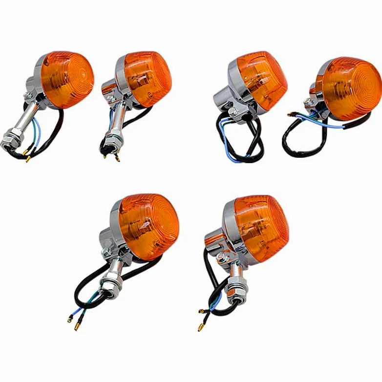 Intermitentes Moto Lámpara Trasera de Motocicleta Uso Apto para Honda Wuyang Lifan Dayang Dayun CM125 CM250 SDH125 V-Man 125cc-600cc Luces de Freno Intermitentes Led Moto Homologados(Kit-B)