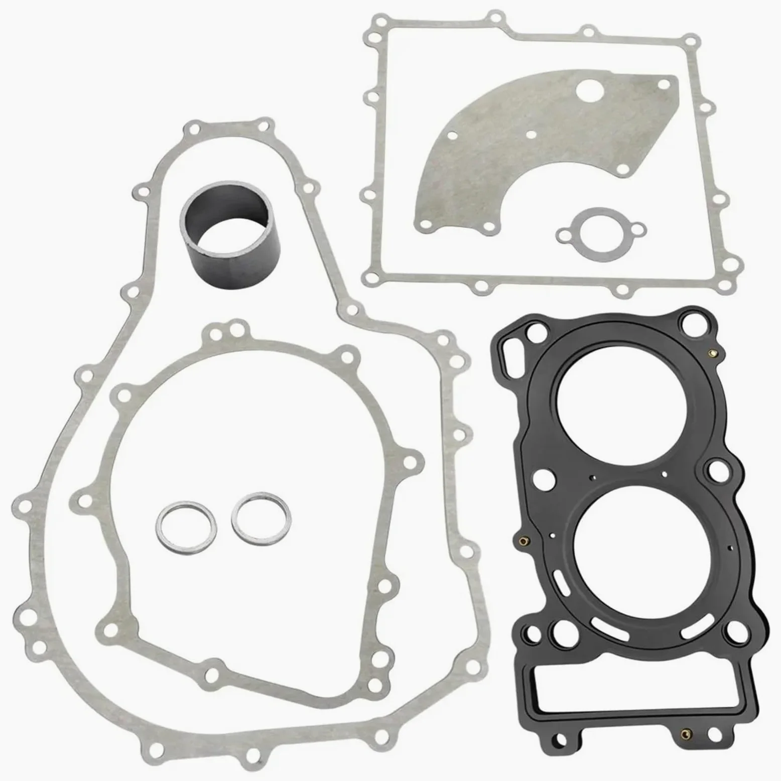 YESKIT Junta del Tensor de Cadena Juego de Juntas para cárter de Motor de Motocicleta, Tapa de Culata y Tubo de Escape para Benelli 302S 17-23 BN302 Euro3 14-16 ABS Euro4 17-20
