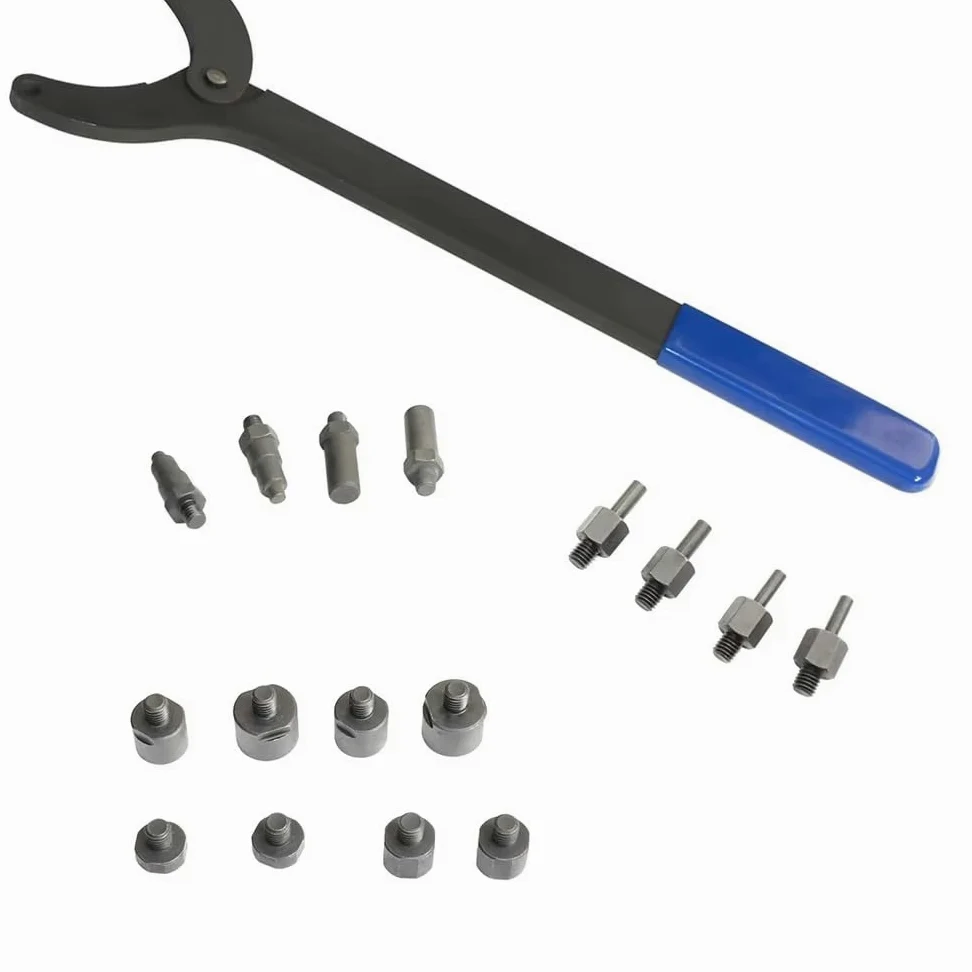 Pasador bloqueo del tensor Compatible Con A3 A4 Para Q3 2000 2001 2002 2003 2004 2005 1.2L 1.4L 2.0L EA211 TFSi T10172 Kit De Herramientas Para Desmontar Montar Polea Correa Rueda El Eje