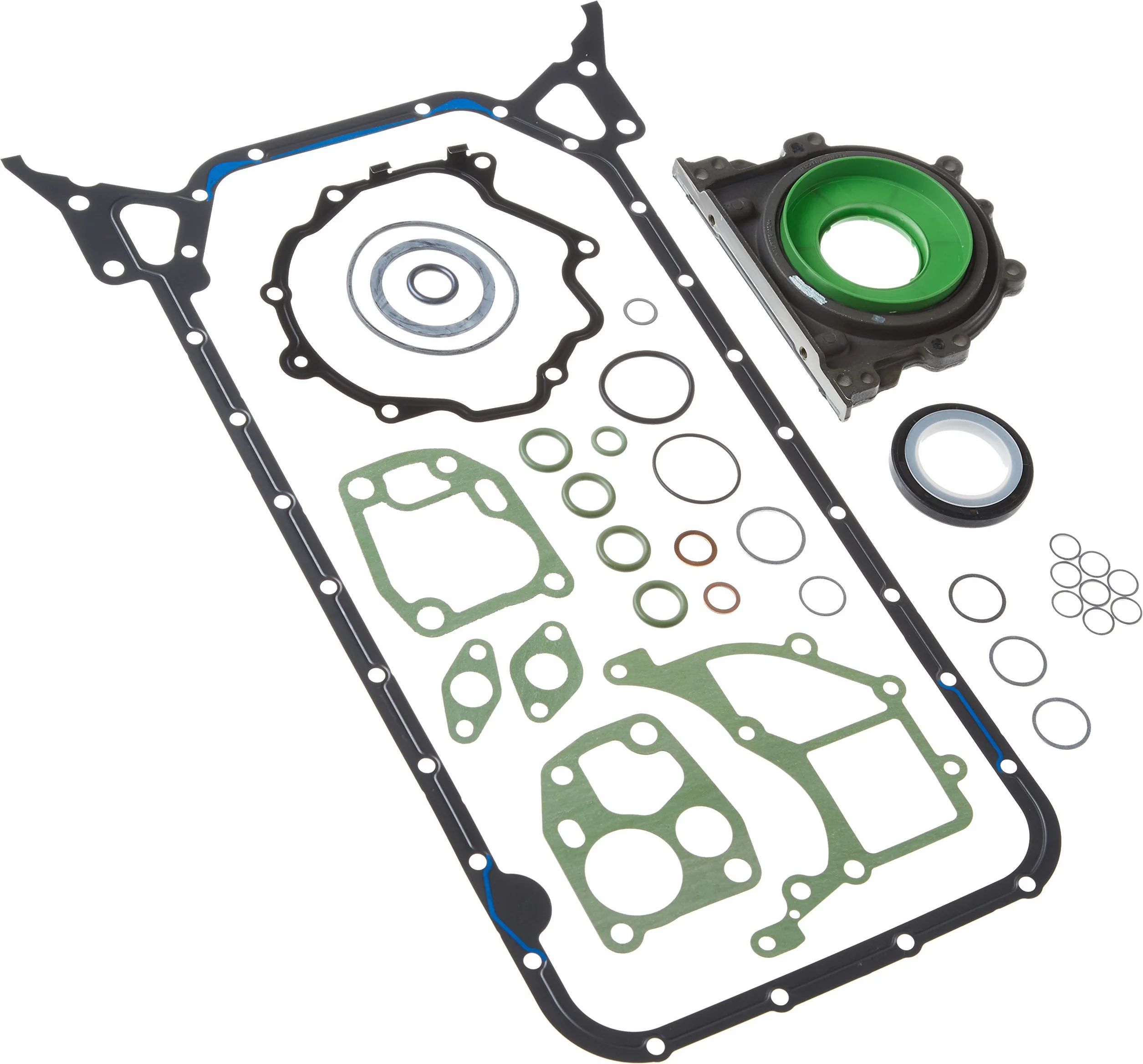 ELRING 092.010 Juego de juntas bloque motor con árbol retén con retén para ejes incorporado