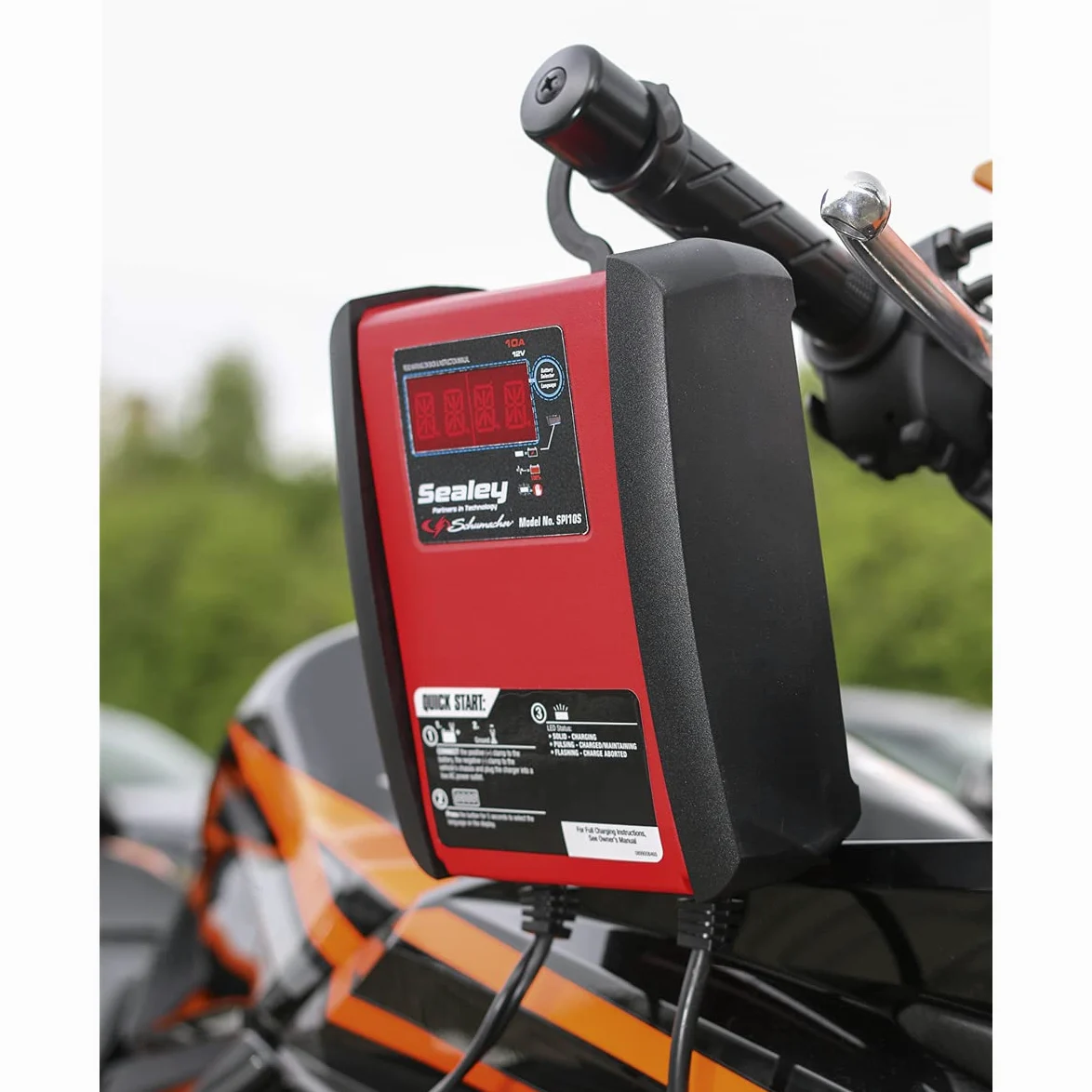 Sealey Spi10S Cargador de batería Inteligente de Carga de Velocidad 10Amp 12V